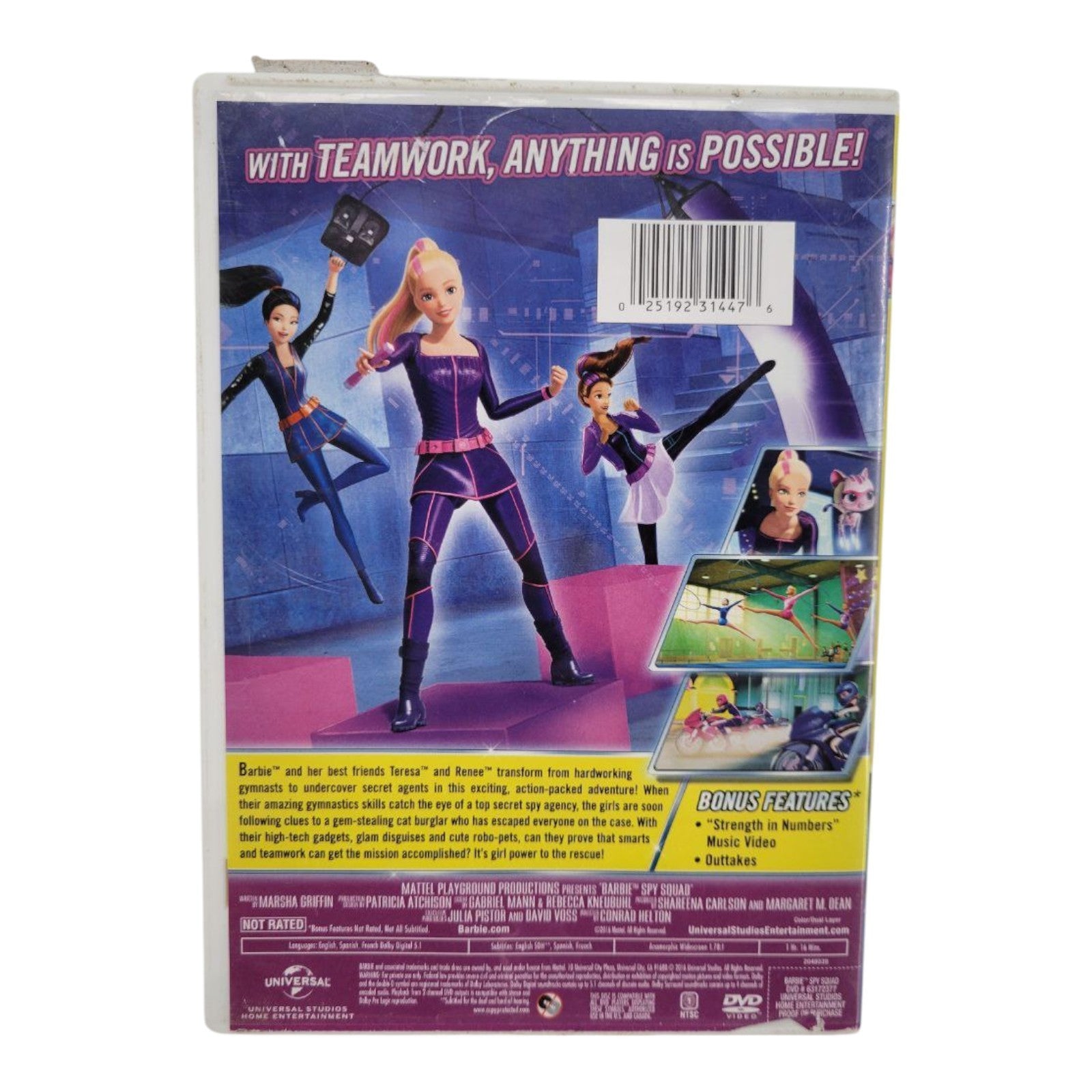 Barbie 12 Movie DVD Bundle Classic Princess Collection Spy Squad Christmas Carol