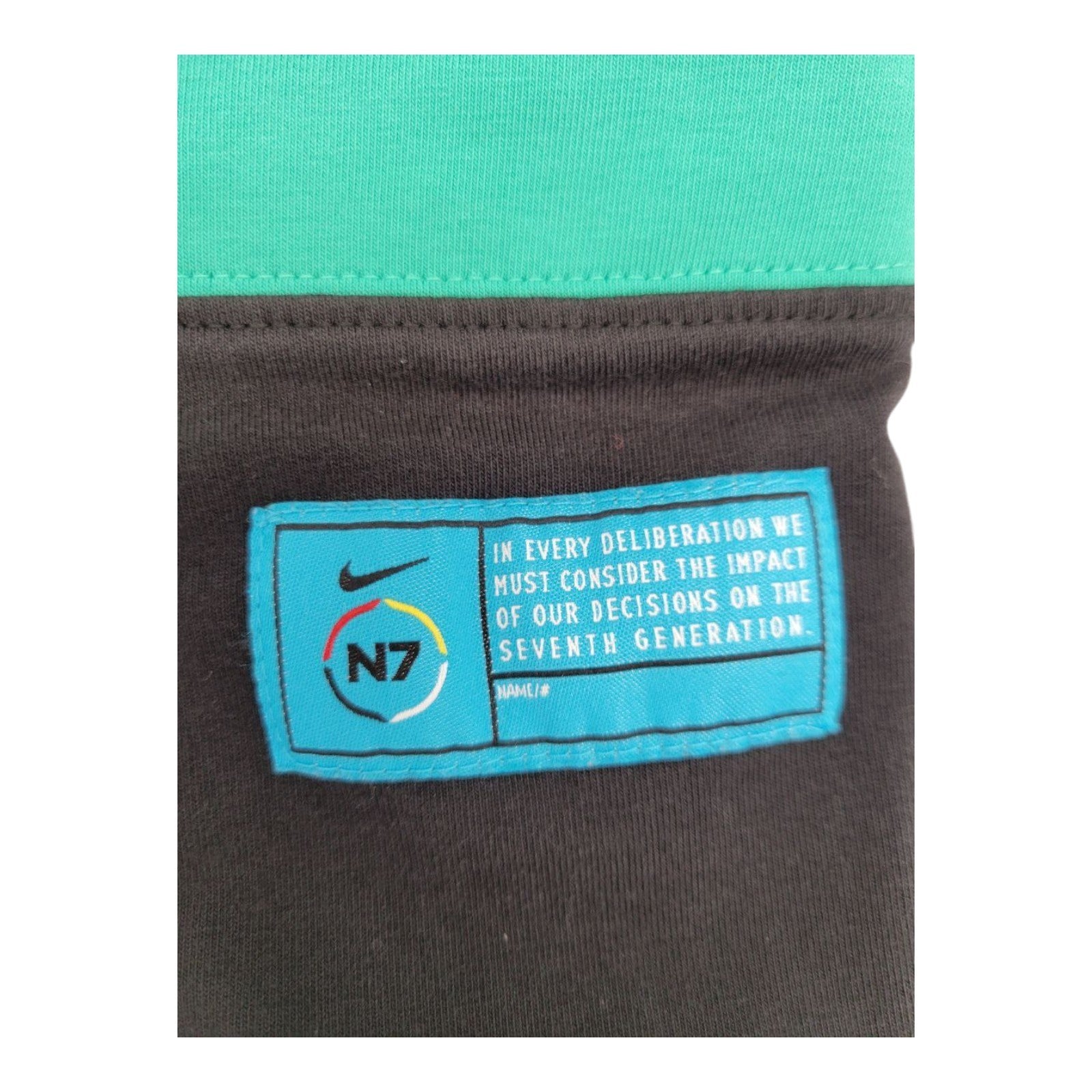 Nike N7 Womens Leggings Black Multicolor Tribal Pattern Athletic Pants XL