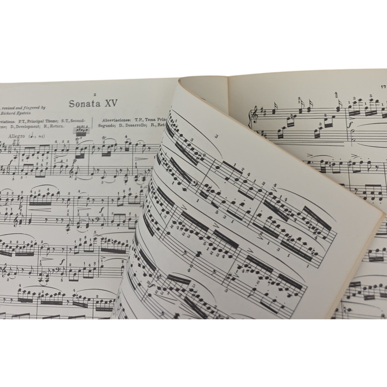 1918 Mozart Sonata No. 15 in D Major K. 576 Vintage Sheet Music for the Piano