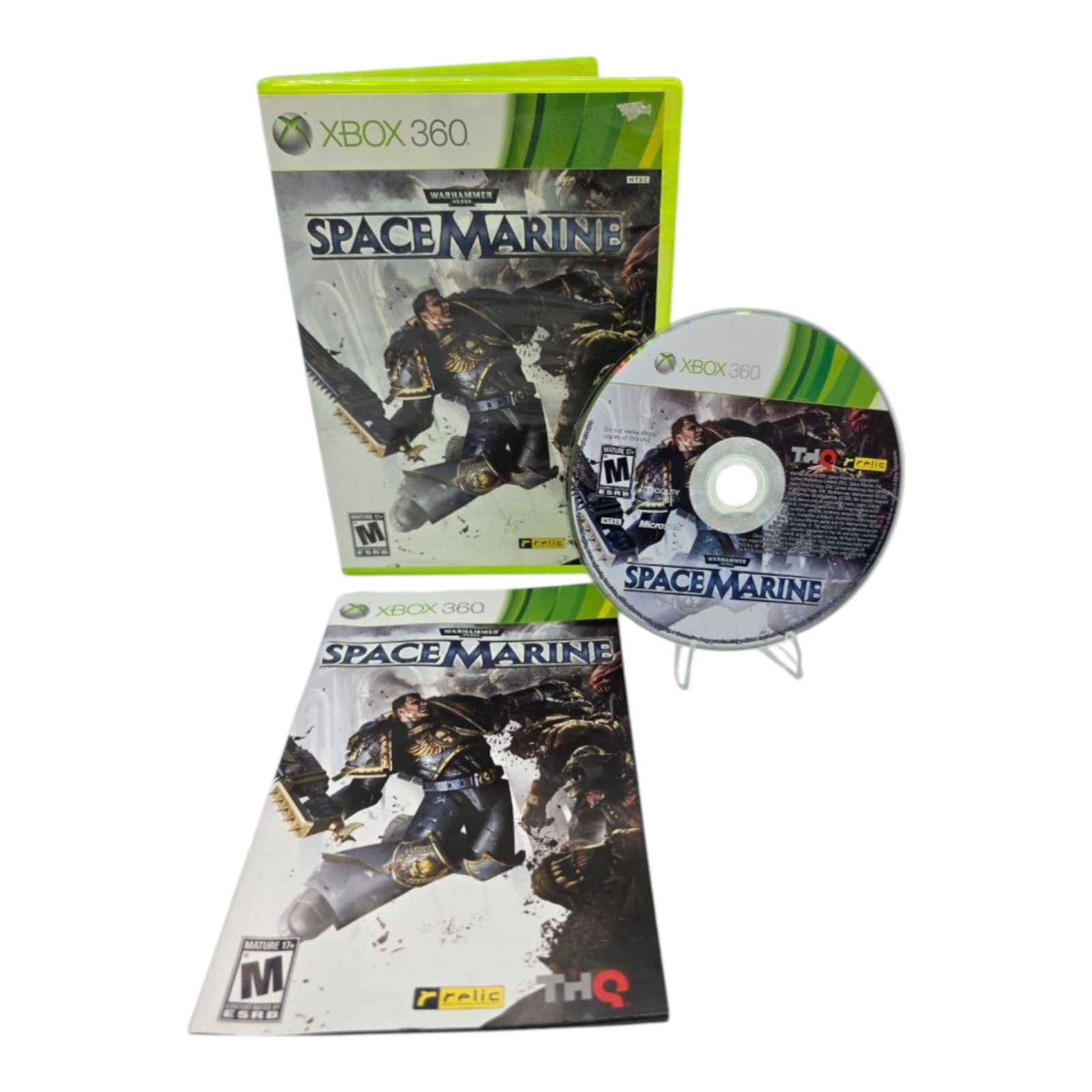Warhammer 40000 Space Marine Xbox 360 Complete with Manual 2011