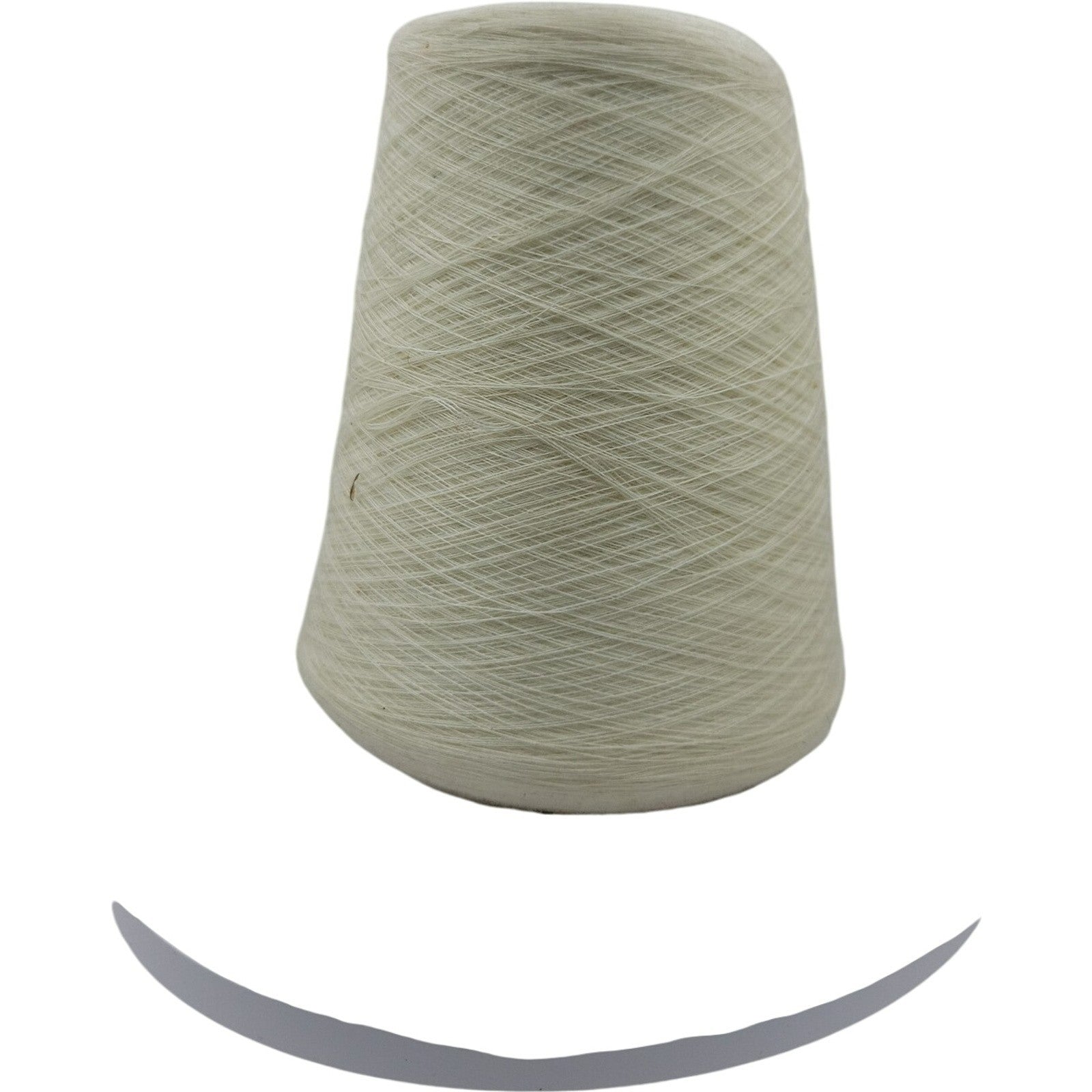 Vintage Phoenix Dye Works 1/31 Creslan Acrylic Cone Yarn White 8275
