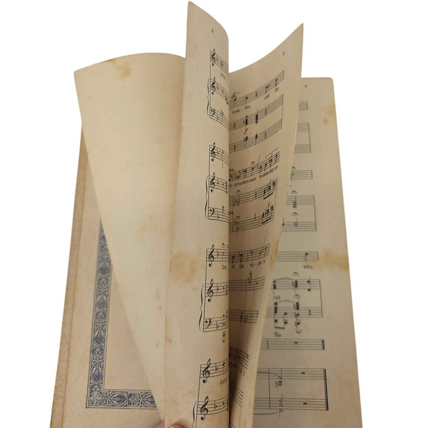 Vintage Sheet Music Sacred Songs 1920 John Prindle Scott