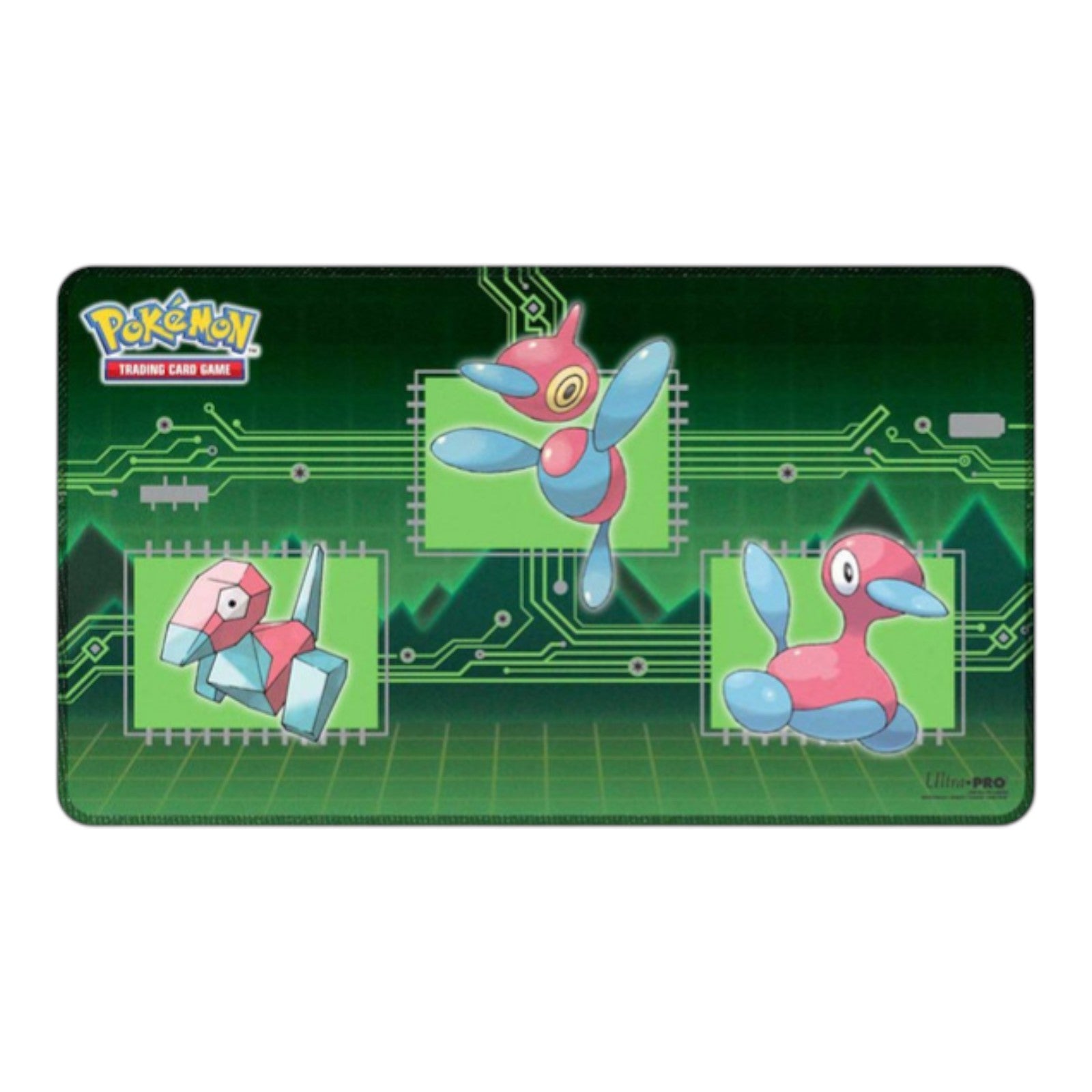 Ultra Pro Pokémon Stitched Playmat Porygon Evolutions Stitched Edge 24″ × 13.5″