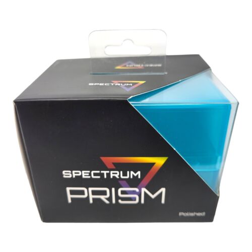 BCW Spectrum Deck Case Prism Electric Blue Polished Holds 100 Cards