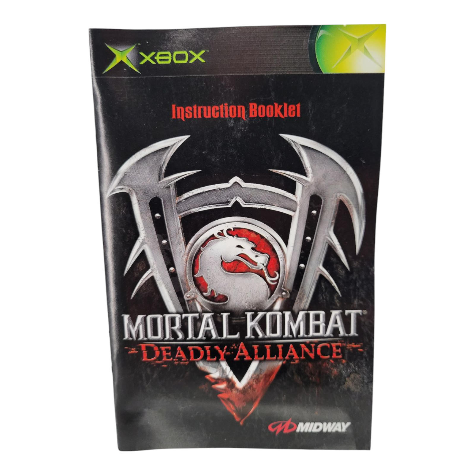 Midway 2002 Mortal Kombat Deadly Alliance Platinum Hits Xbox Game Complete