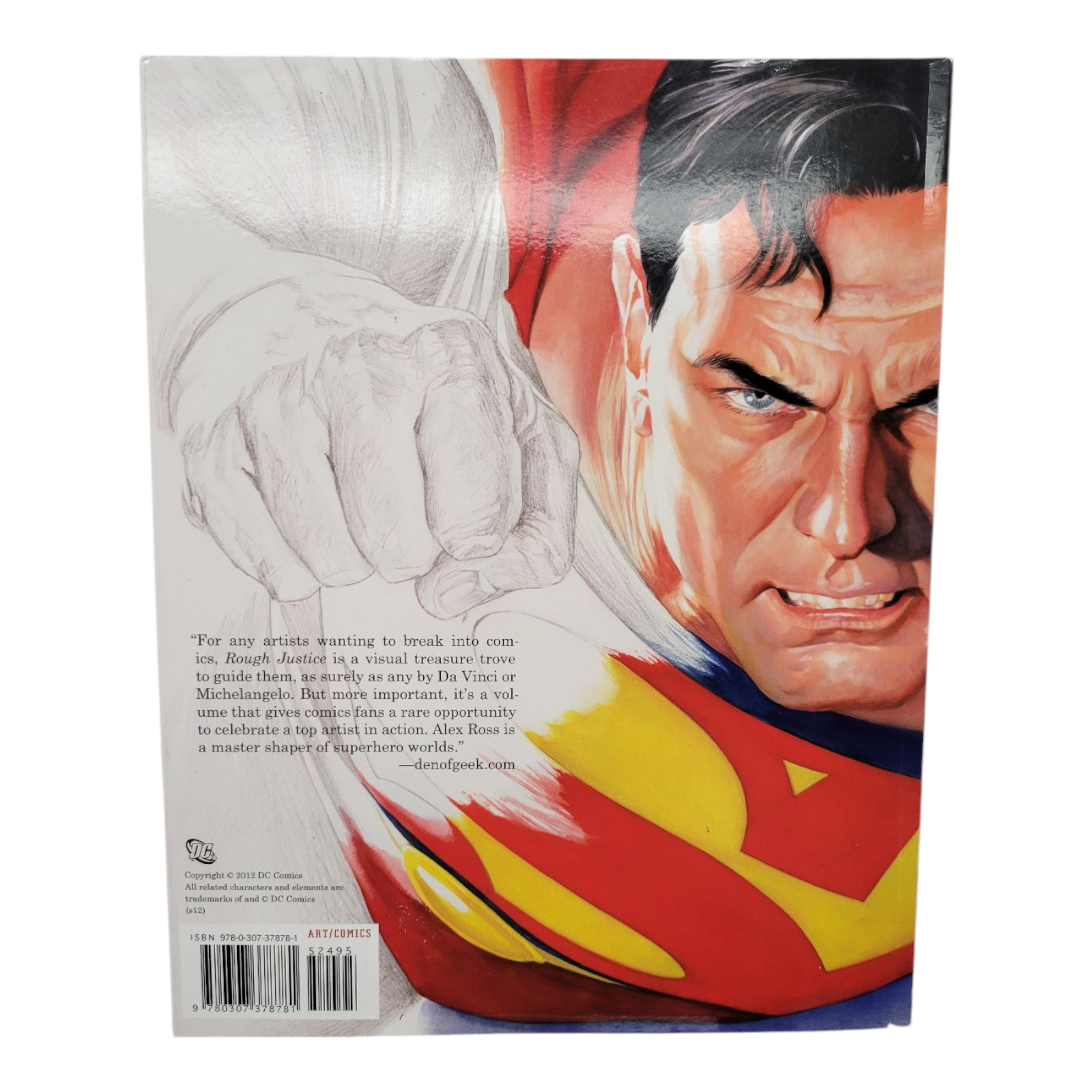 Rough Justice The DC Comics Sketches of Alex Ross by Chip Kidd Paperback 2012