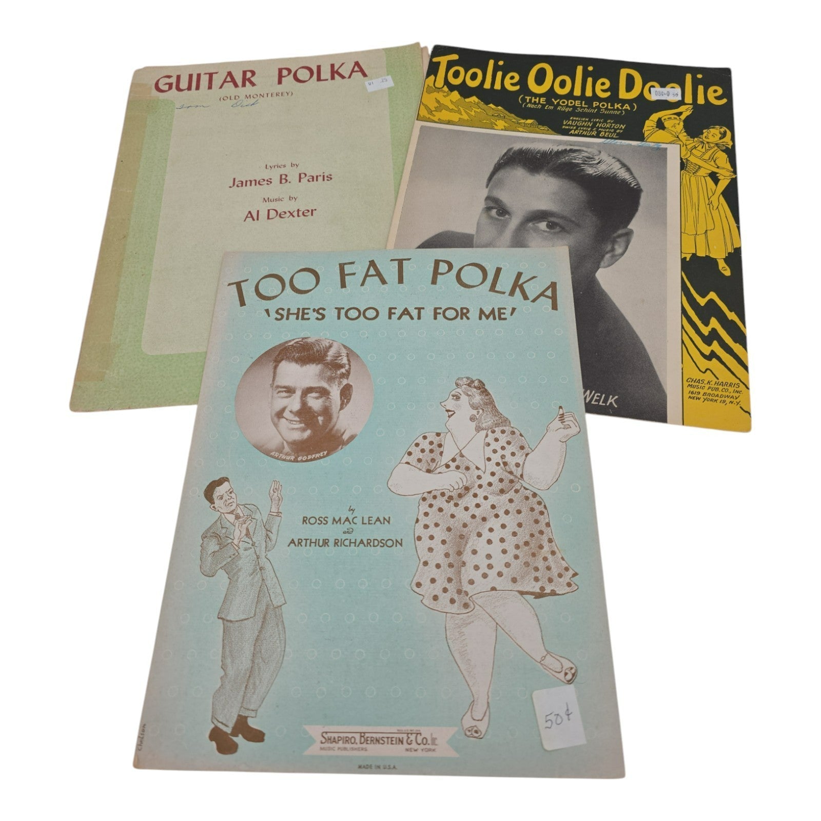 Too Fat Polka Guitar Polka and Toolie Oolie Doolie Sheet Music