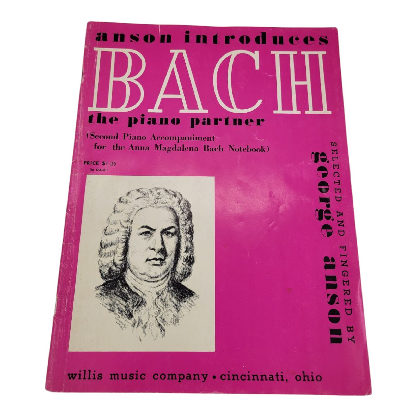 Anson Introduces Bach and Handel Piano Books by George Anson Willis Music Co