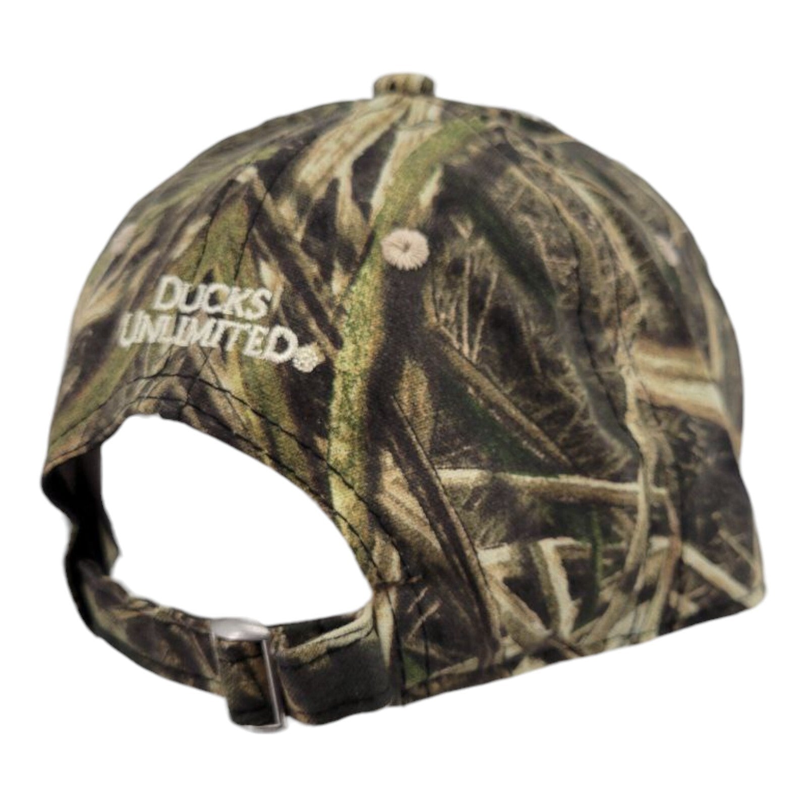 Ducks Unlimited Mossy Oak Camo Adjustable Strapback Hat by Outdoor Cap