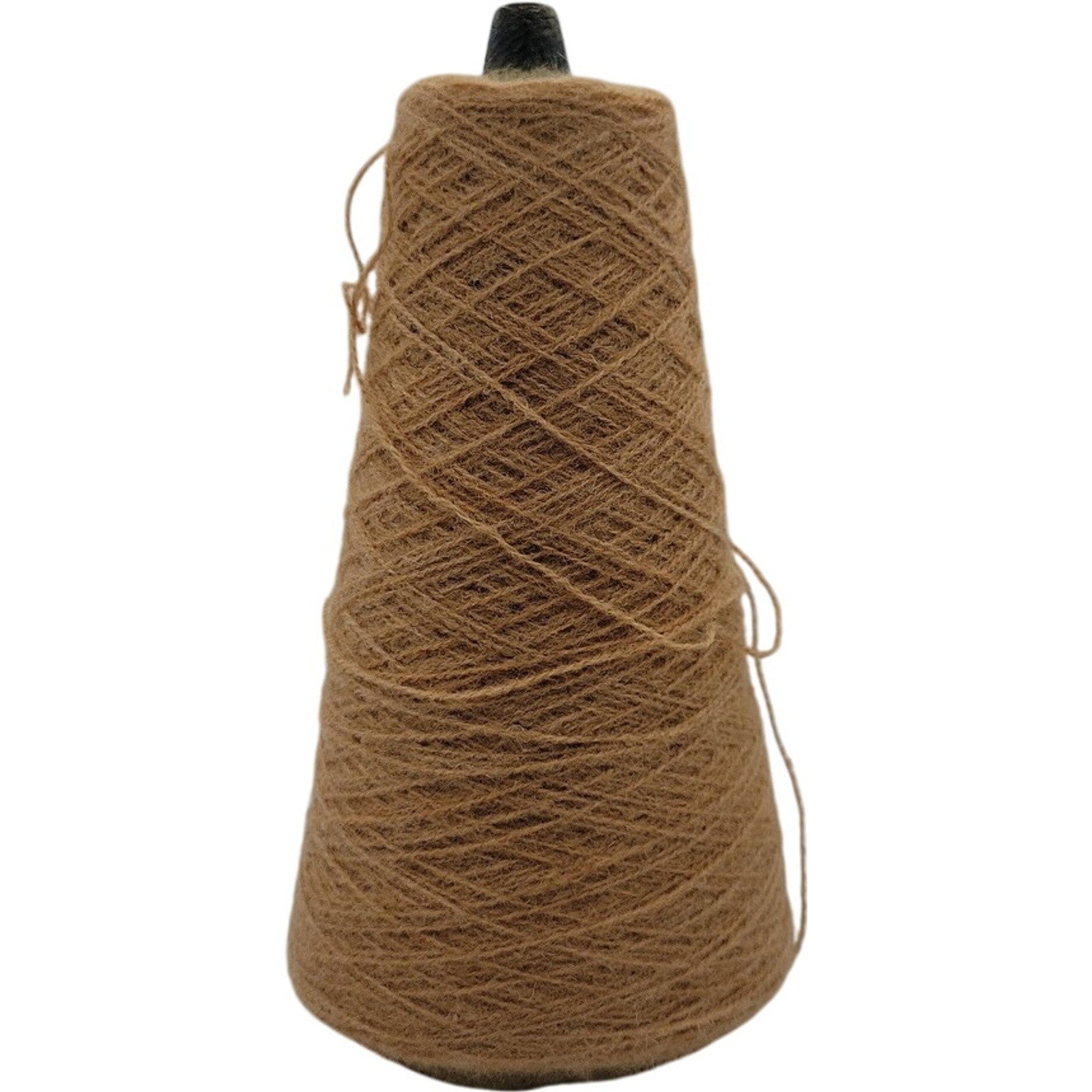 Vintage Templon Sandalwood 2/24 Wool Blend 70/30 Weaving Knitting Cone Yarn
