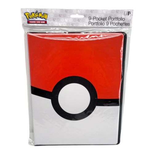 Ultra Pro Pokemon TCG Poke Ball 9 Pocket Portfolio Binder Holds 180 Cards