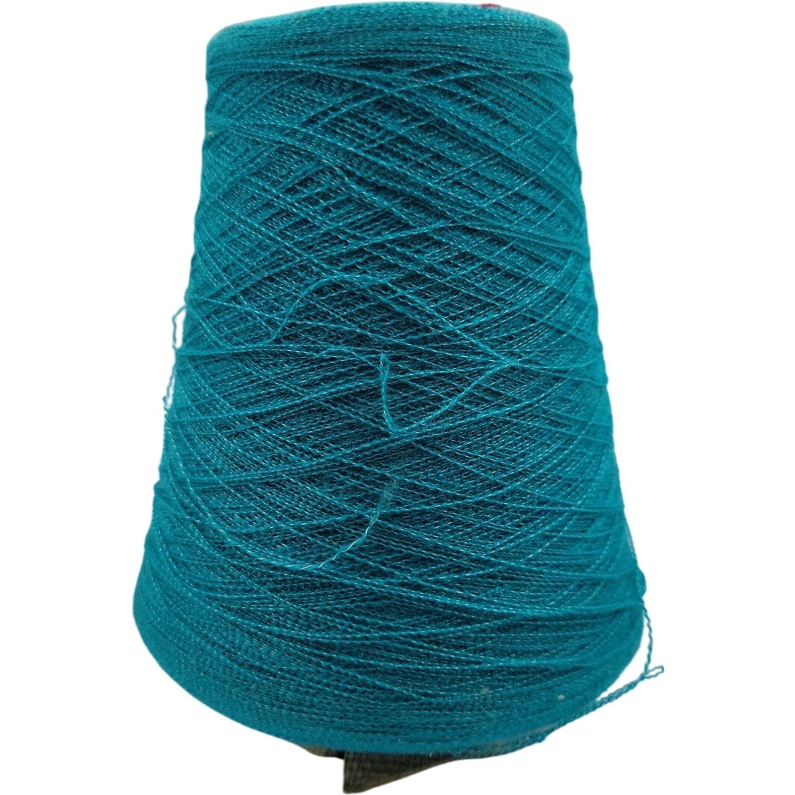 Vintage Pisgah Yarn 2/28 Krinkle Jade Green Cone Yarn Lot 5082 13400
