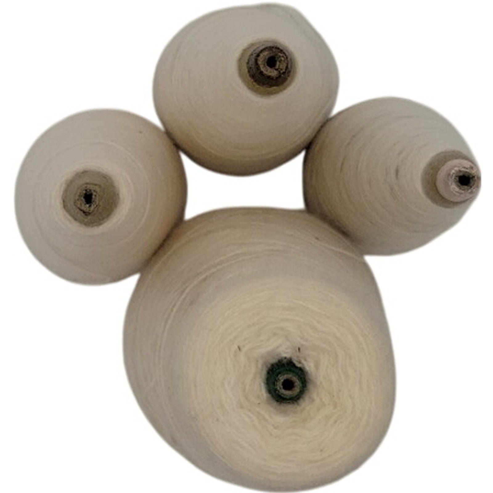 Vintage Templon Cream Heather 2/24 O/N Weaving Cone Yarn S-76294 Lot of 4