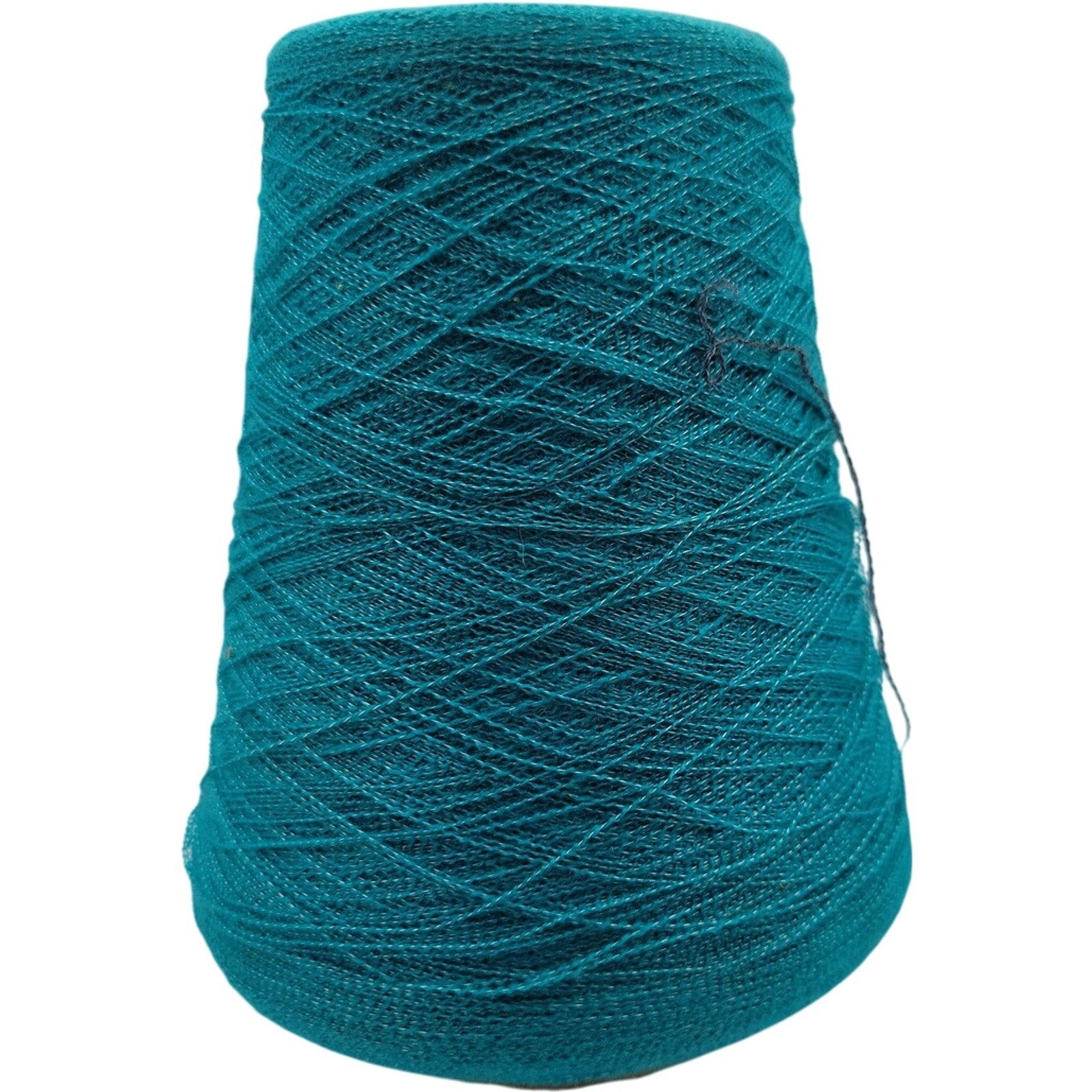 Vintage Pisgah Yarn 2/28 Krinkle Jade Green Cone Yarn Lot 5082 13400
