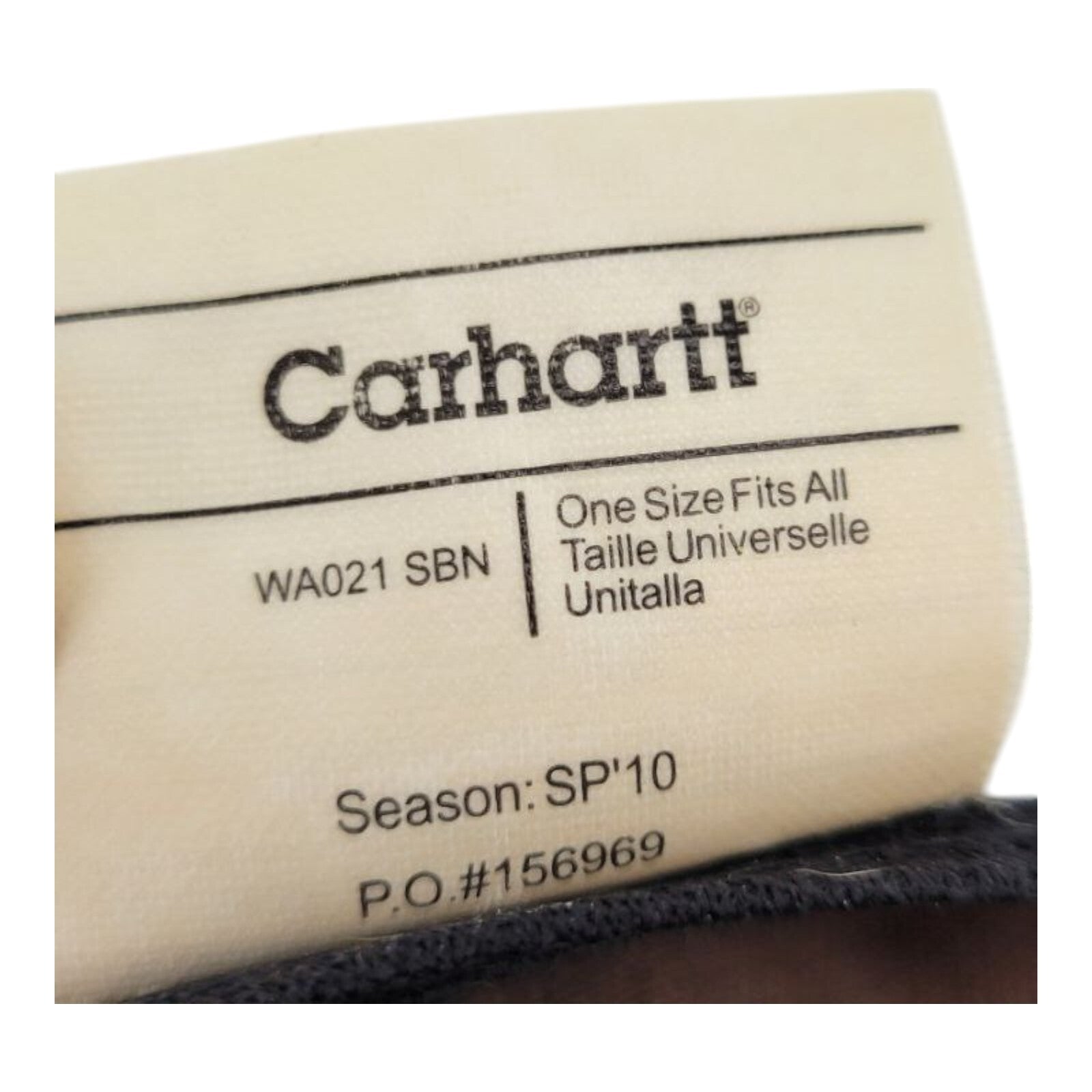 Carhartt Tan Logo Print Baseball Cap Adjustable Strapback Workwear Hat One Size