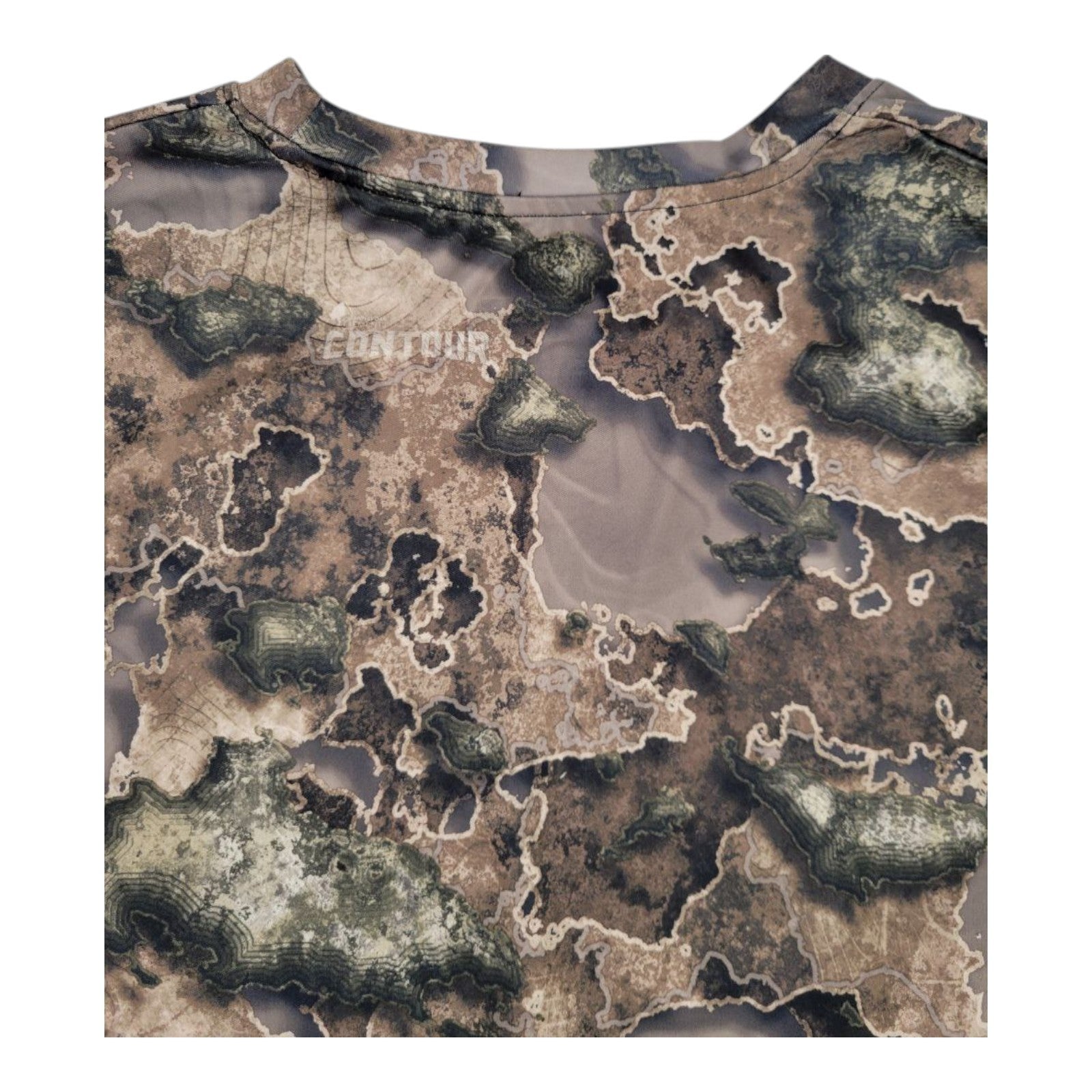Mossy Oak Mens Camouflage Hunting Shirt Contour Camo Polyester Size XL