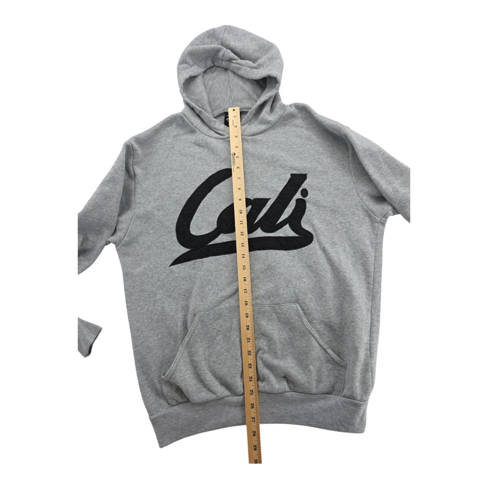 Original Deluxe Supply Cali Gray Hoodie Men’s XL Sweatshirt Kangaroo Pocket