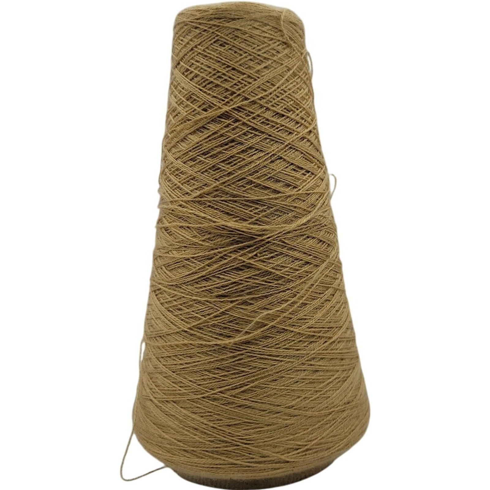 Vintage 1980s Pisgah Yarn 2/24 Acrylic Yarn Cone Honey 08678