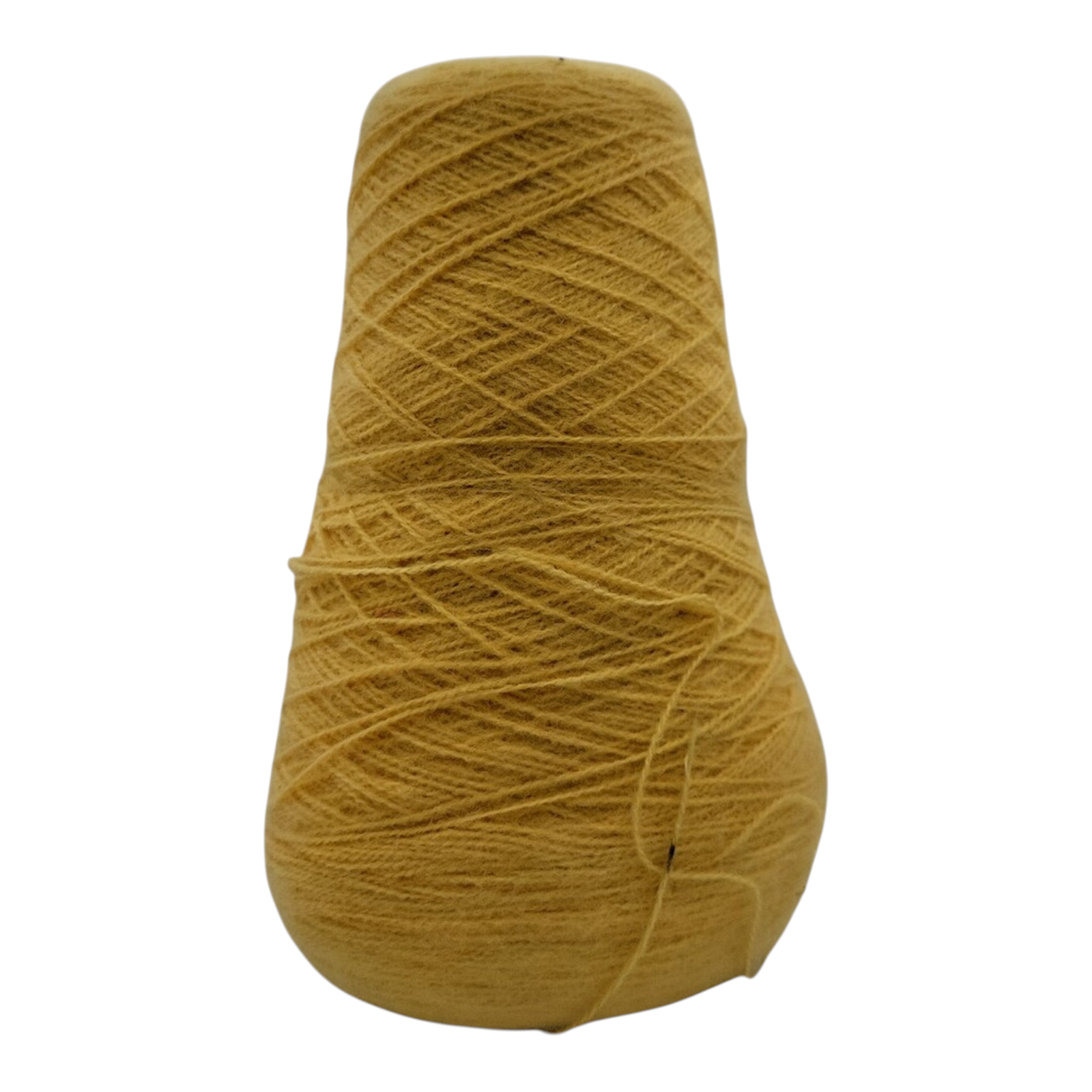 Vintage Templon 2/24 O/N Honeycomb Yellow Weaving Knitting Yarn Cone Lot S-74367