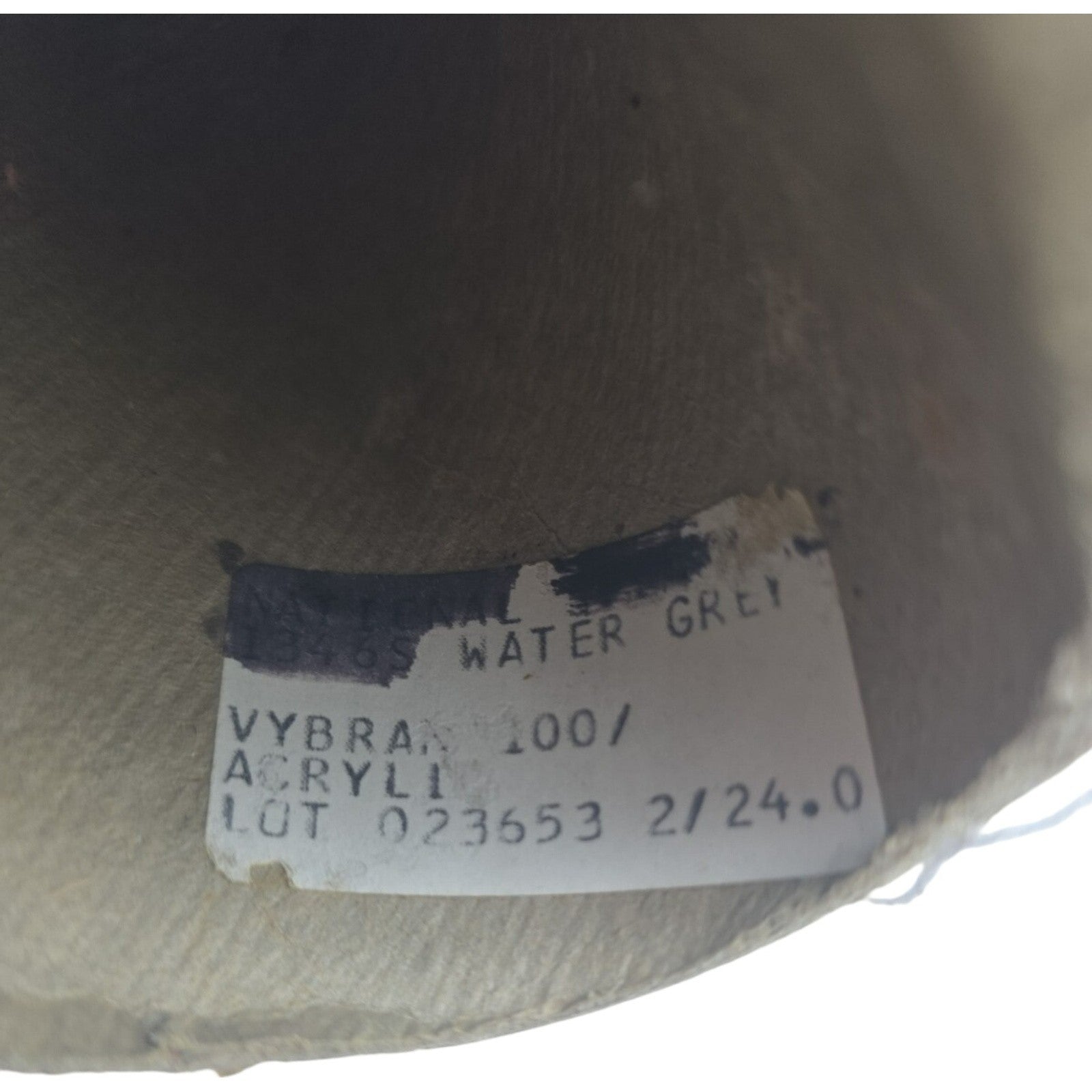 Vintage National 2/24 Vybran Acrylic Cone Yarn Water Gray 13465