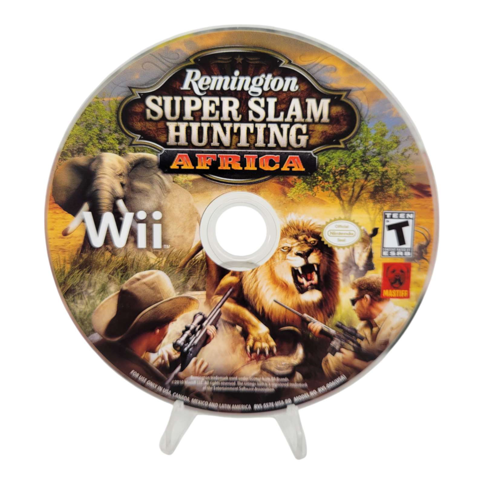 Nintendo Wii Remington Super Slam Hunting Africa 2010 Game