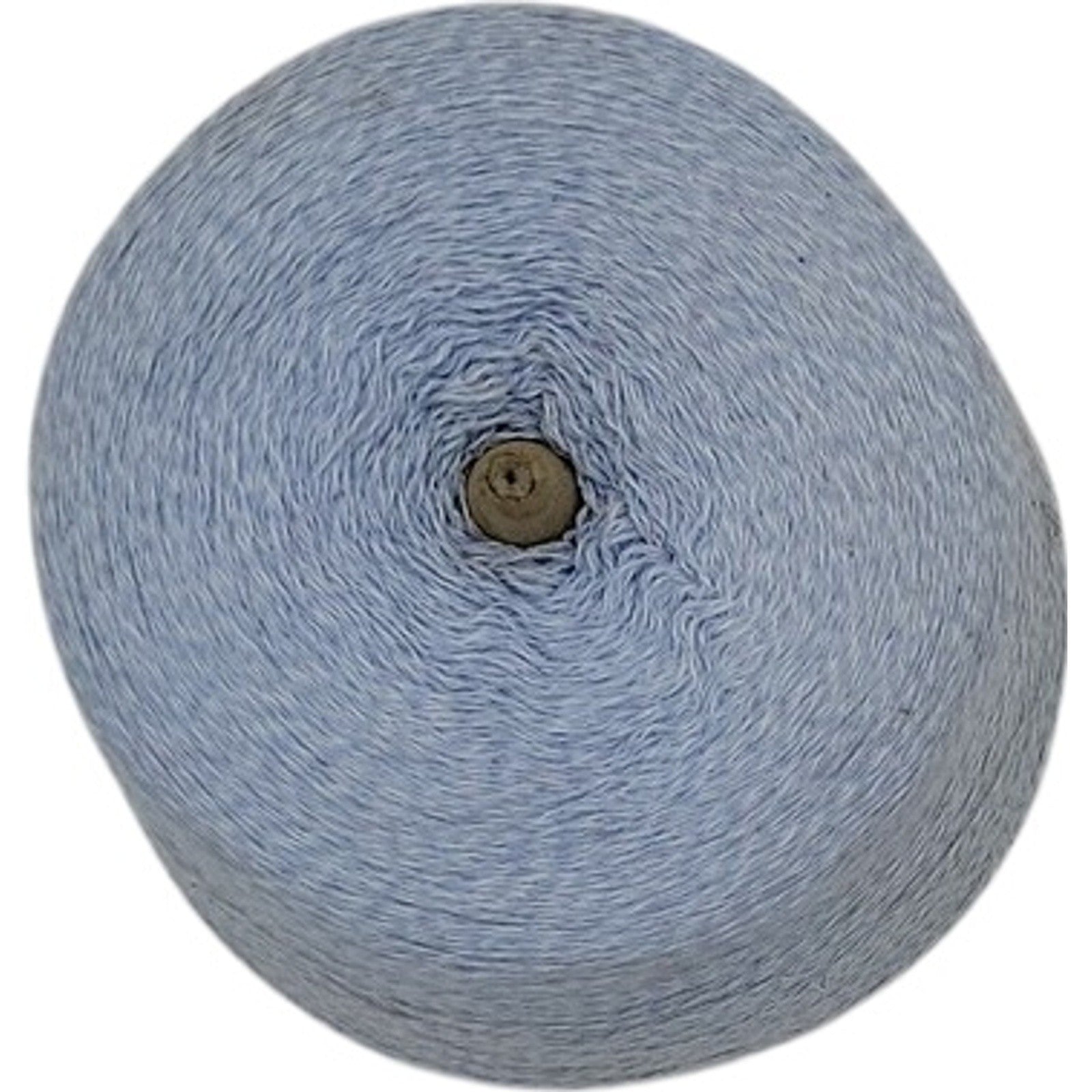 Vintage Shuford Mills Chambray Blue Cotton Acrylic Blend Yarn Cone 16/2 Lot 1057