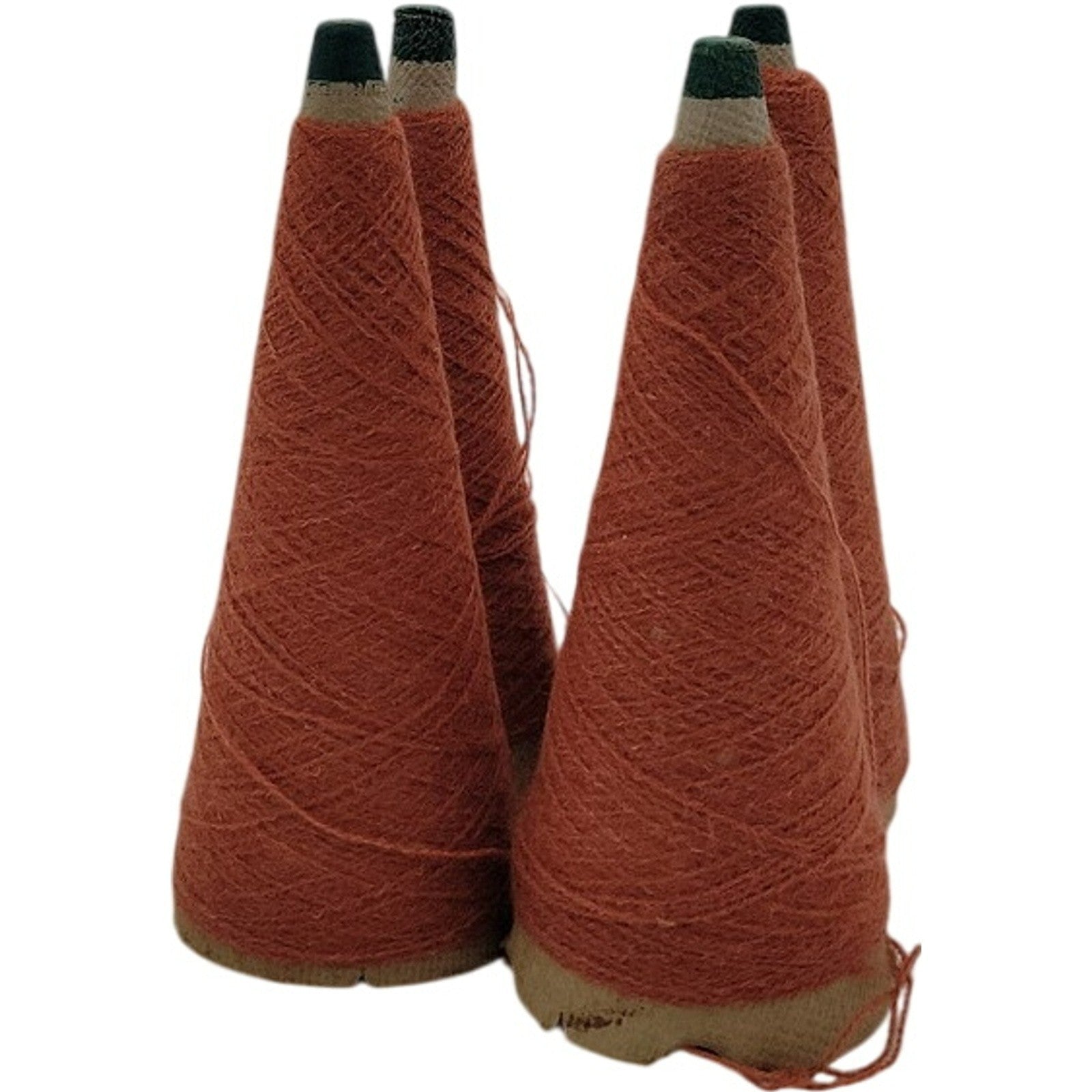 Vintage Templon 2/24 O/N Dk Spice Heather Cone Yarn Knitting S-76543 Lot of 4