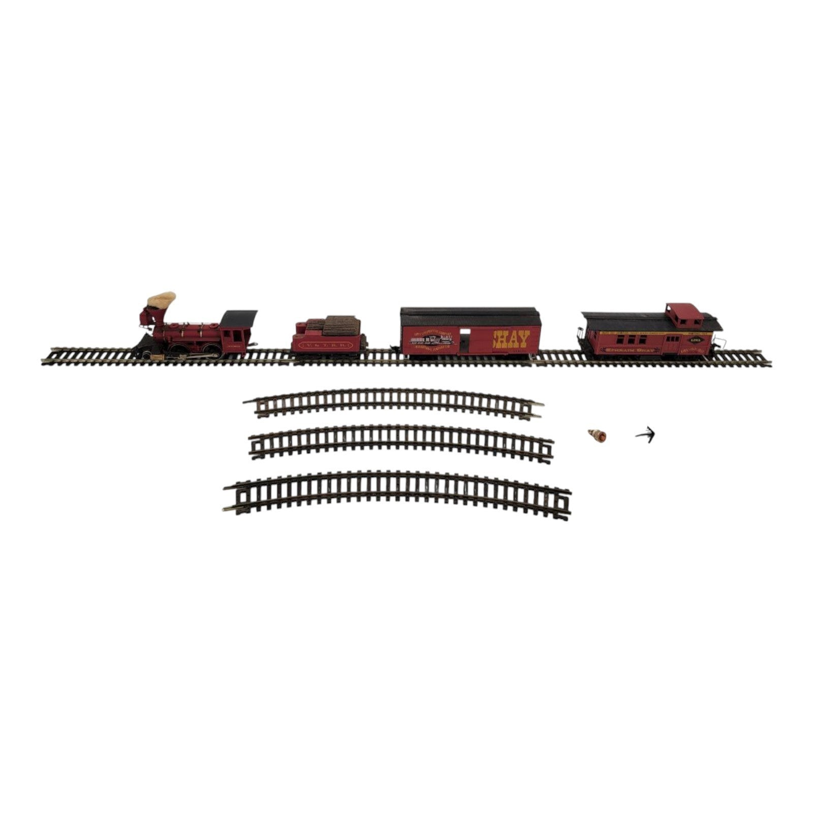 Vintage Rivarossi Pocher N Scale J.W. Bowker Steam Locomotive Train Set