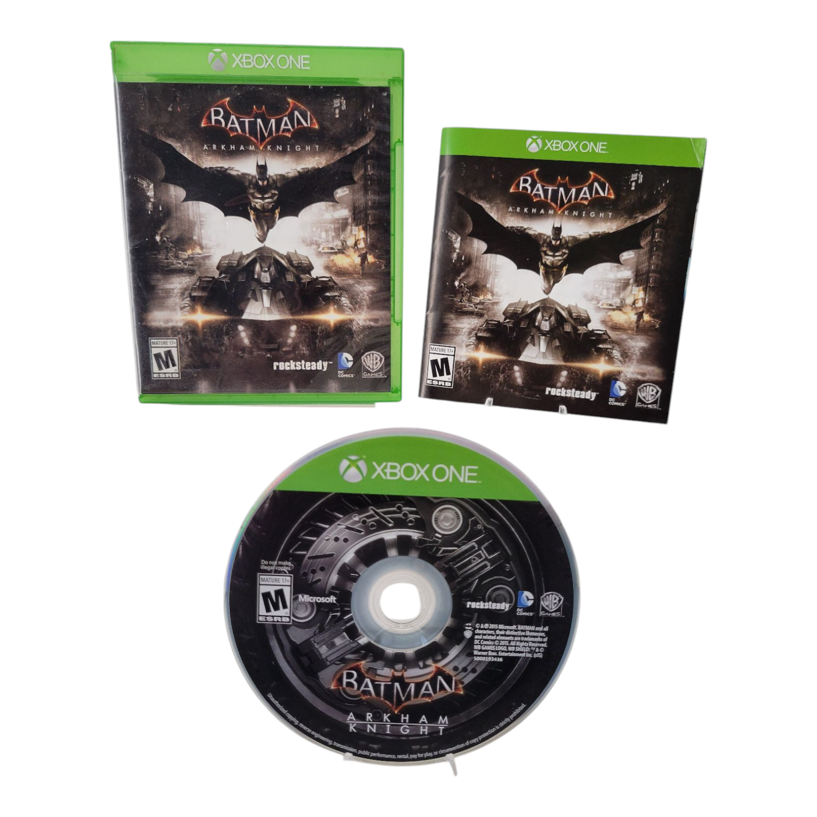 WB Games Batman Arkham Knight Microsoft Xbox One 2015 Complete