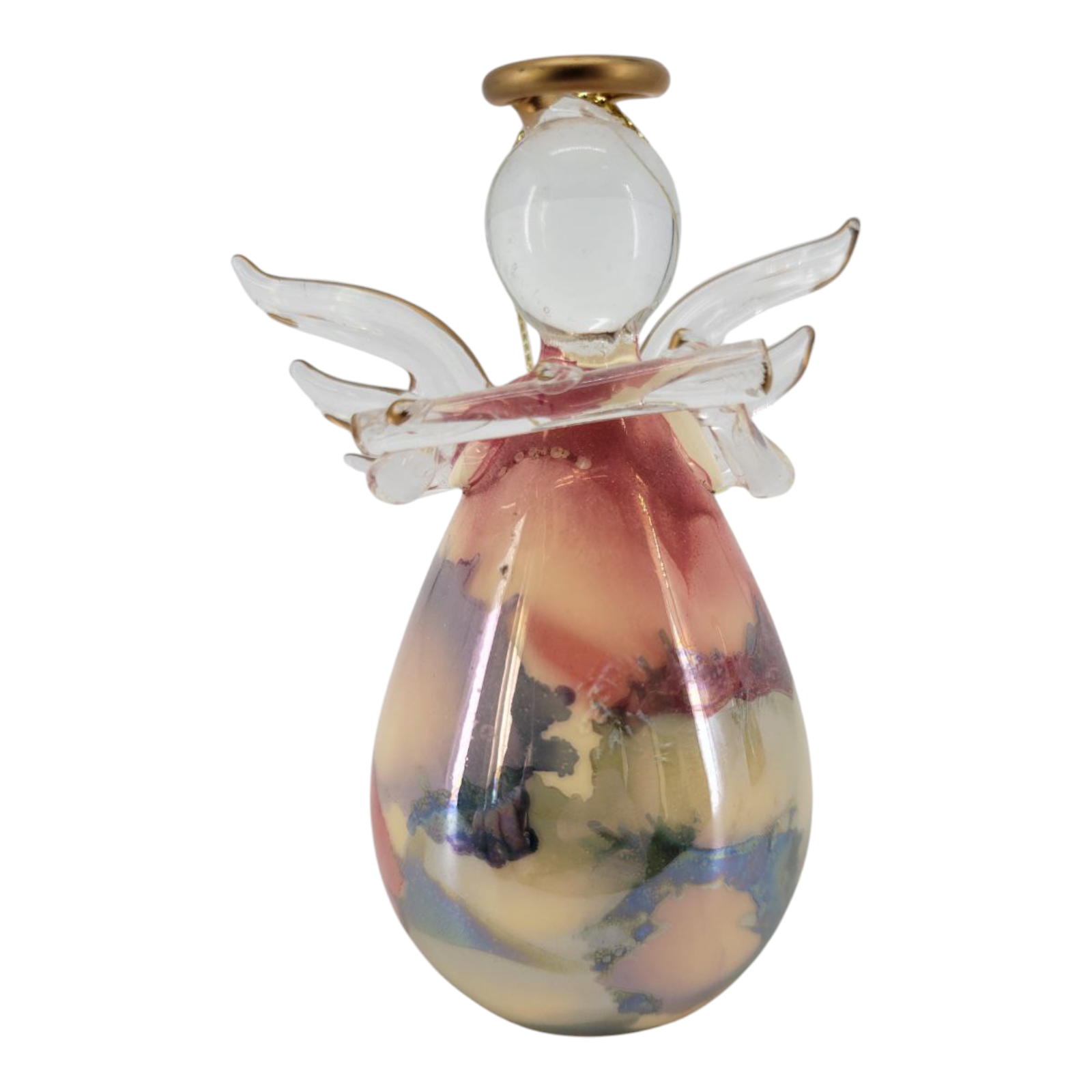 Russ Berrie Blown Glass Angel of Love Figurines Decorative Bundle