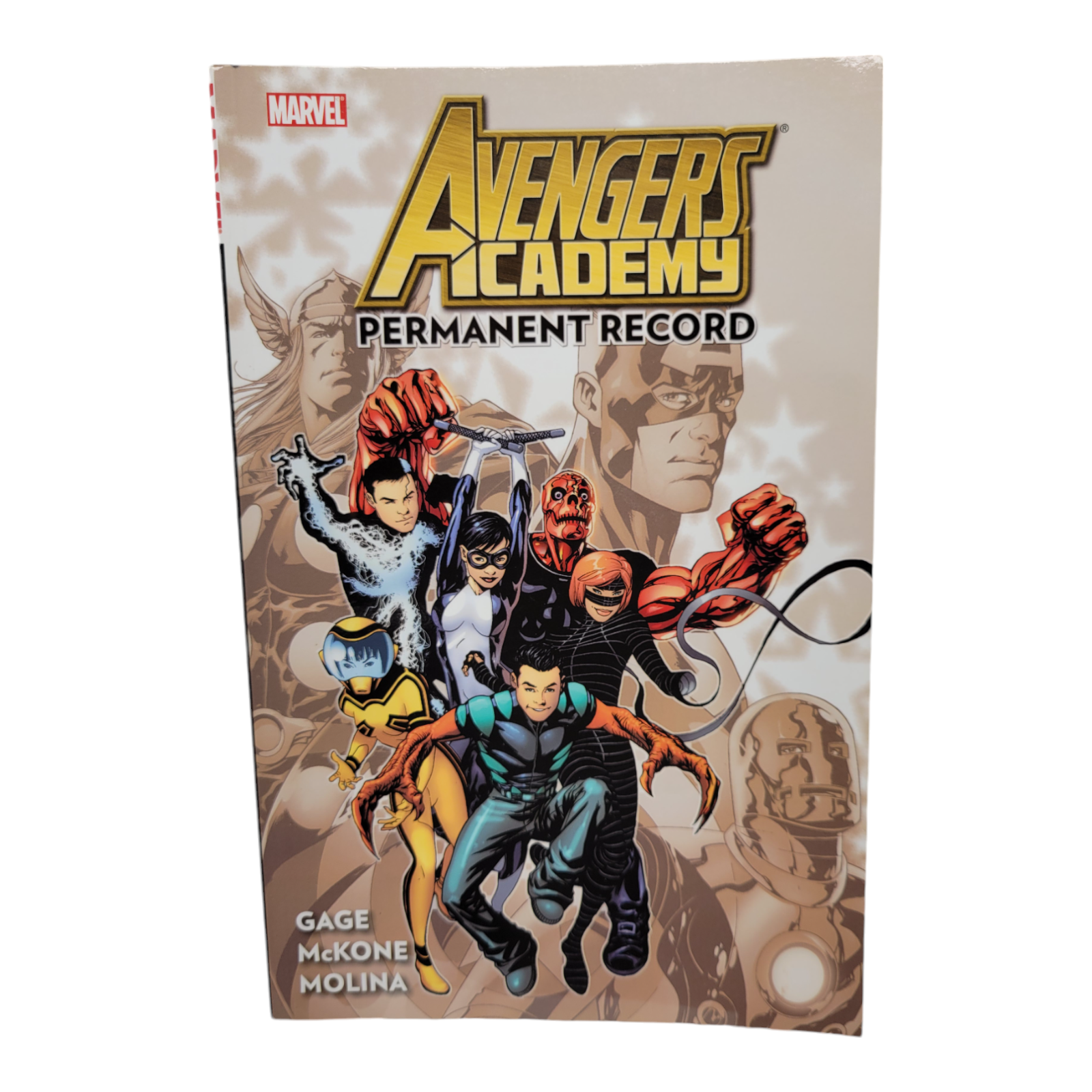 Marvel Avengers Academy Permanent Record Graphic Novel by Gage McKone Molina