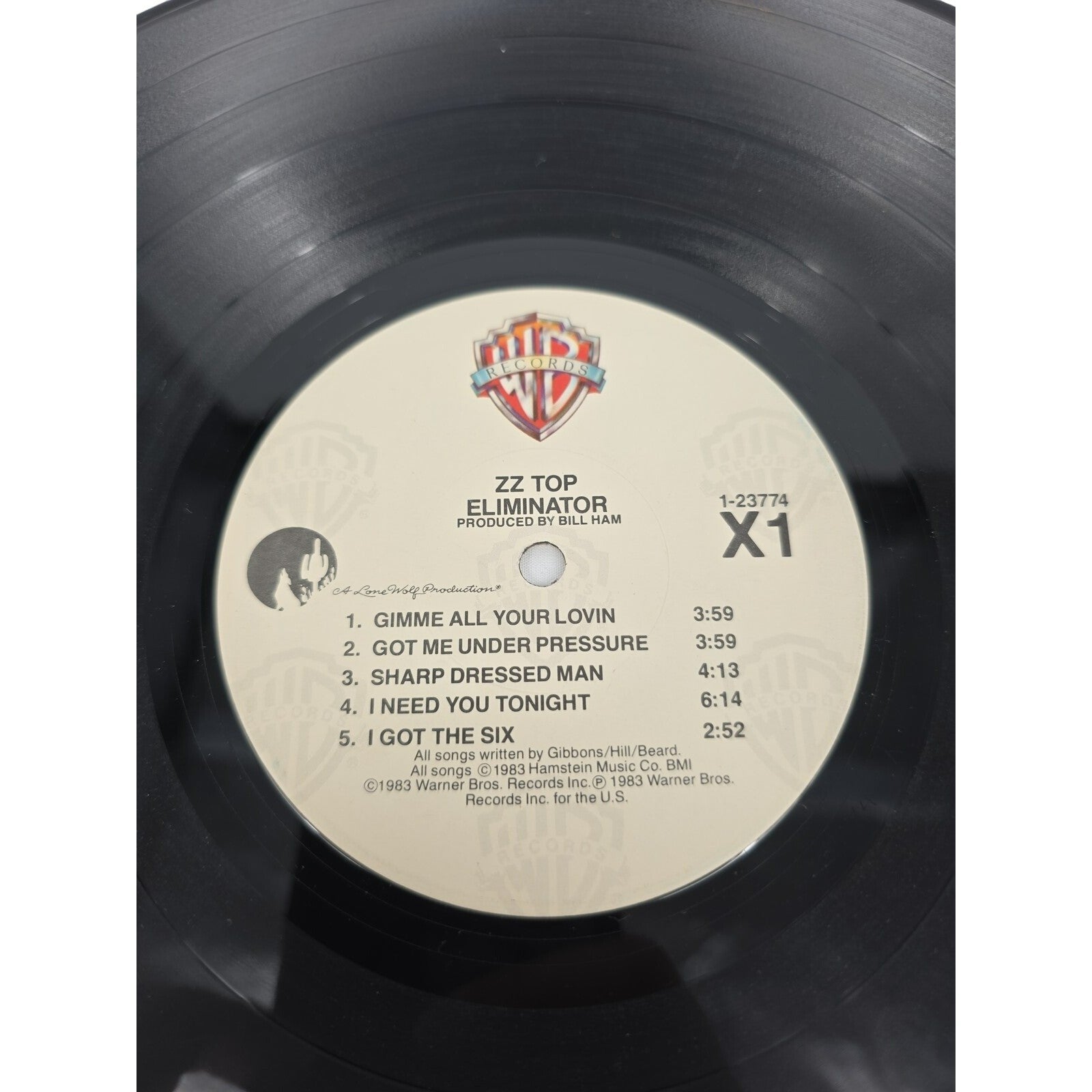 Eliminator by ZZ Top Original Shrink Vinyl 1983