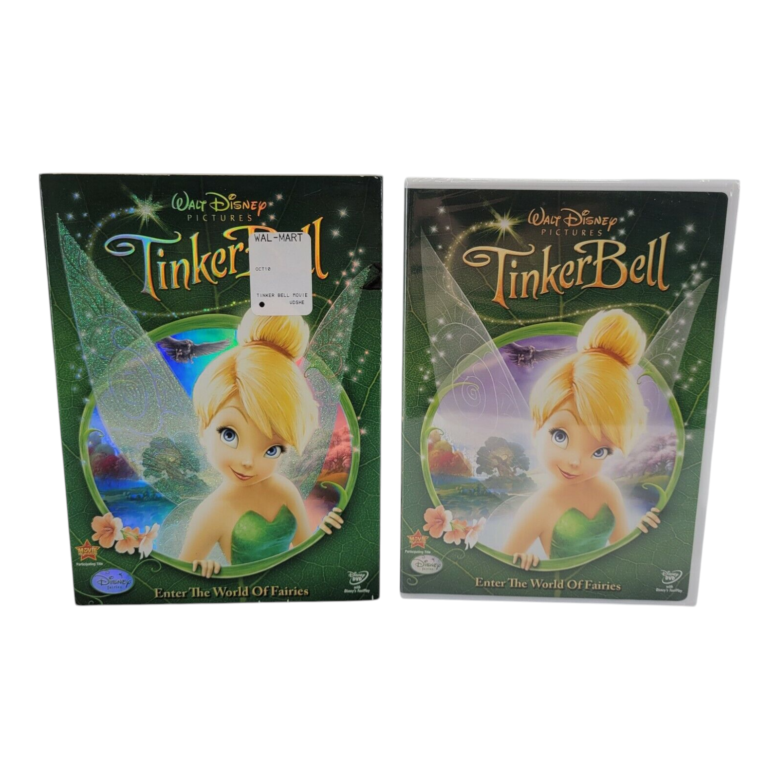 Walt Disney Pictures Tinker Bell G Rated 2008 DVD Case With Slipcover