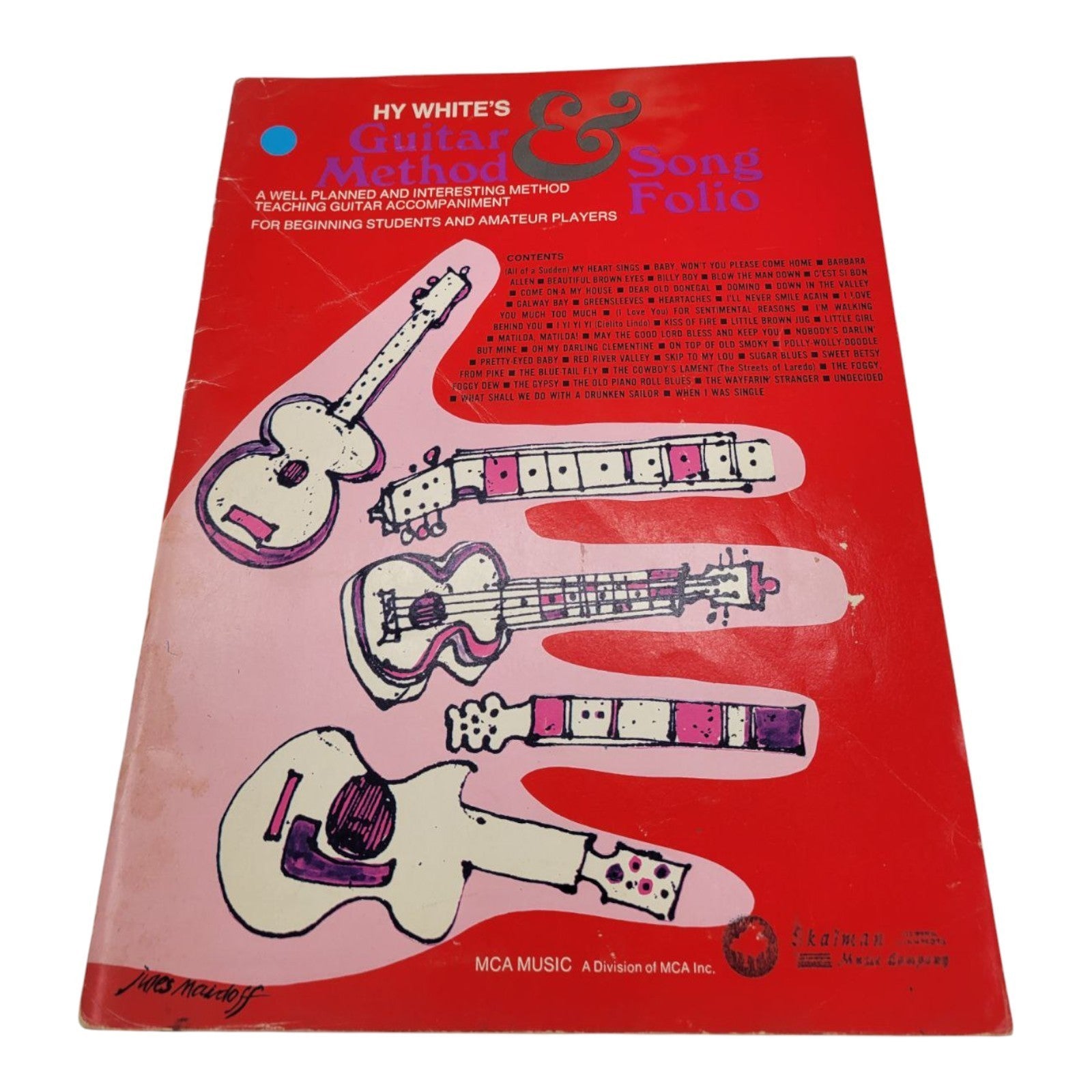 Hy White's Guitar Method and Song Folio MCA Music 1954