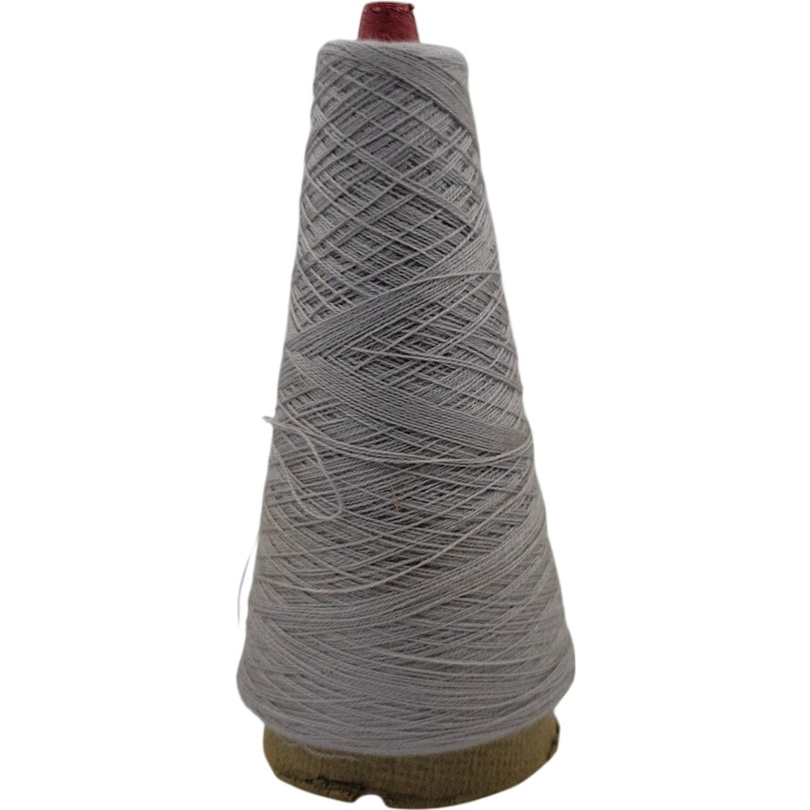 Vintage Pisgah Yarn 2/24 Lt Grey Cone Yarn Weaving Knitting Lot 4220