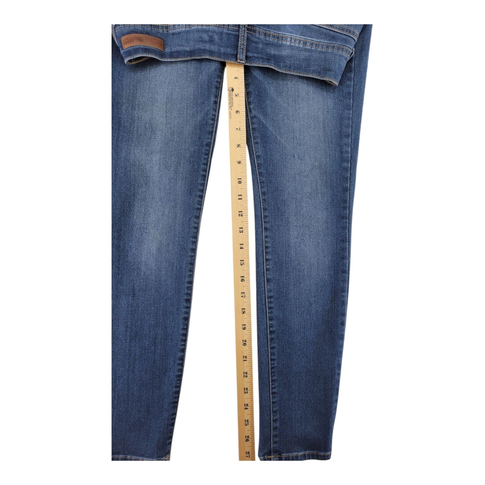 WallFlower Womens Skinny Jeans Blue Mid Rise Stretch Denim Pants Size 9