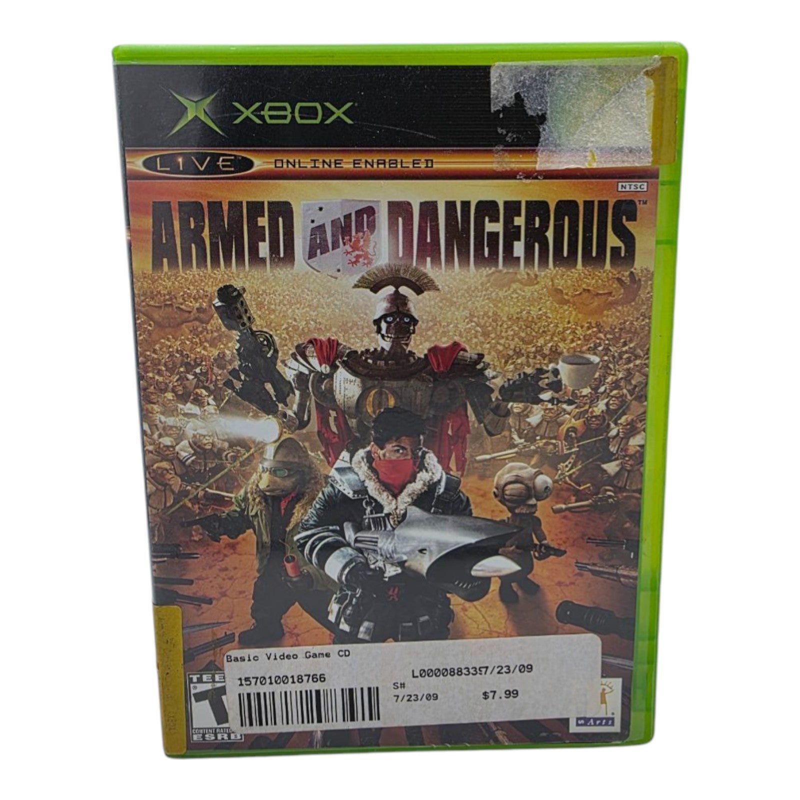 Armed and Dangerous Microsoft Xbox 2003 Shooter Video Game Tested No Manual