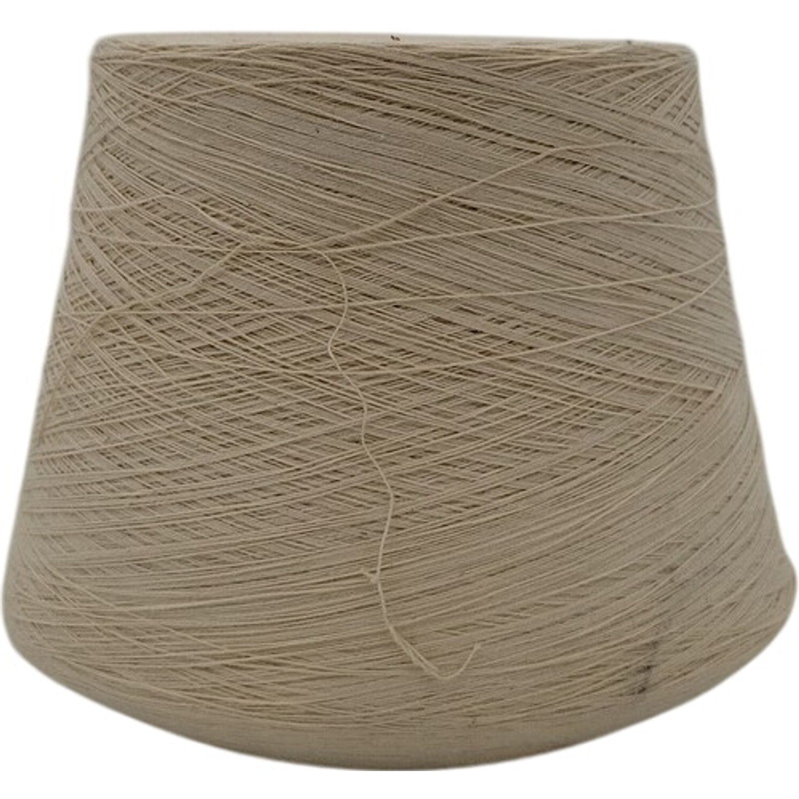 Vintage Tultex Yarns 16/2 14T 8 in Waxed Natural Off-White Weaving Cone Yarn
