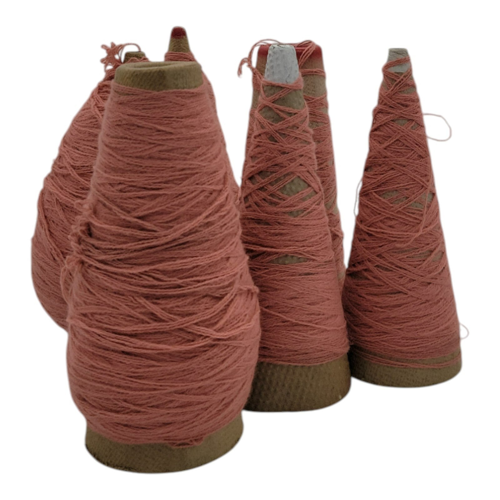 Vintage Marion Dyers B-22897 Ice Coffee 1/28 Yarn Cone Lot of 6