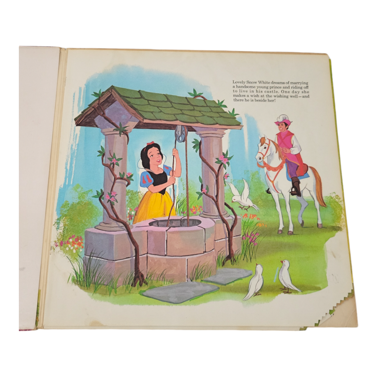 Walt Disney Snow White and the Seven Dwarfs Story Songs Book & LP Record 3906