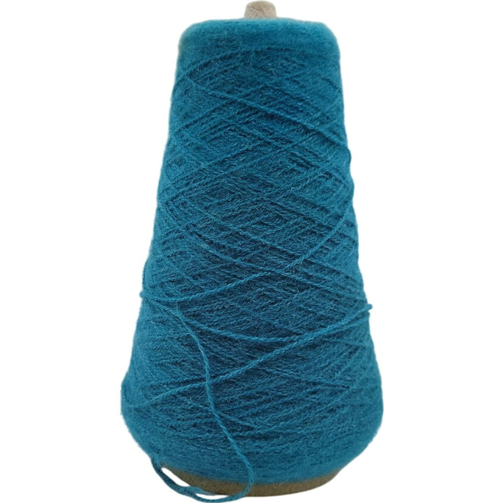 Vintage Templon 2/24 DK Teal Heather Cone Yarn Weaving Knitting S-79903