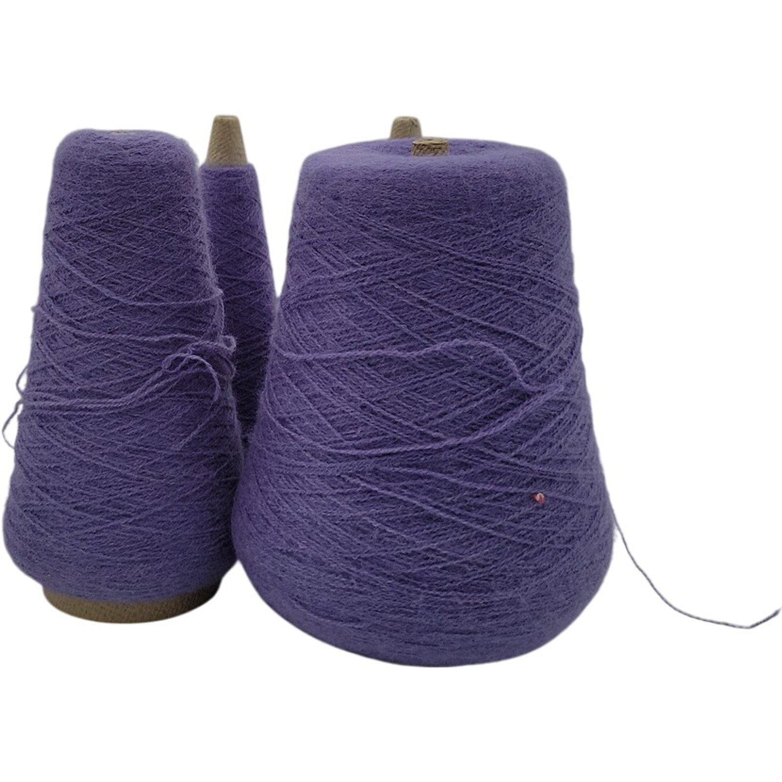 Vintage Templon 2/24 Blueberry O/N Weaving Knitting Cone Yarn Lot of 4