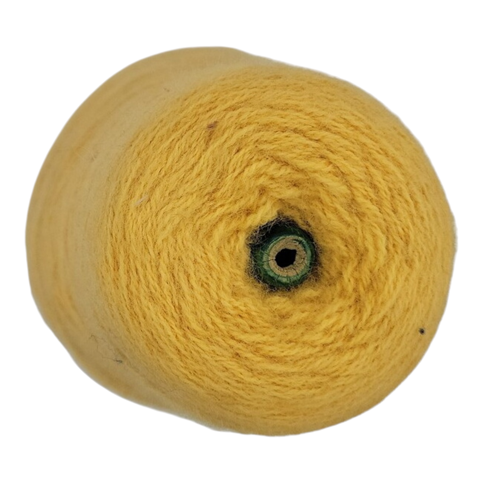 Vintage Templon 2/24 O/N Honeycomb Yellow Weaving Knitting Yarn Cone Lot S-74367
