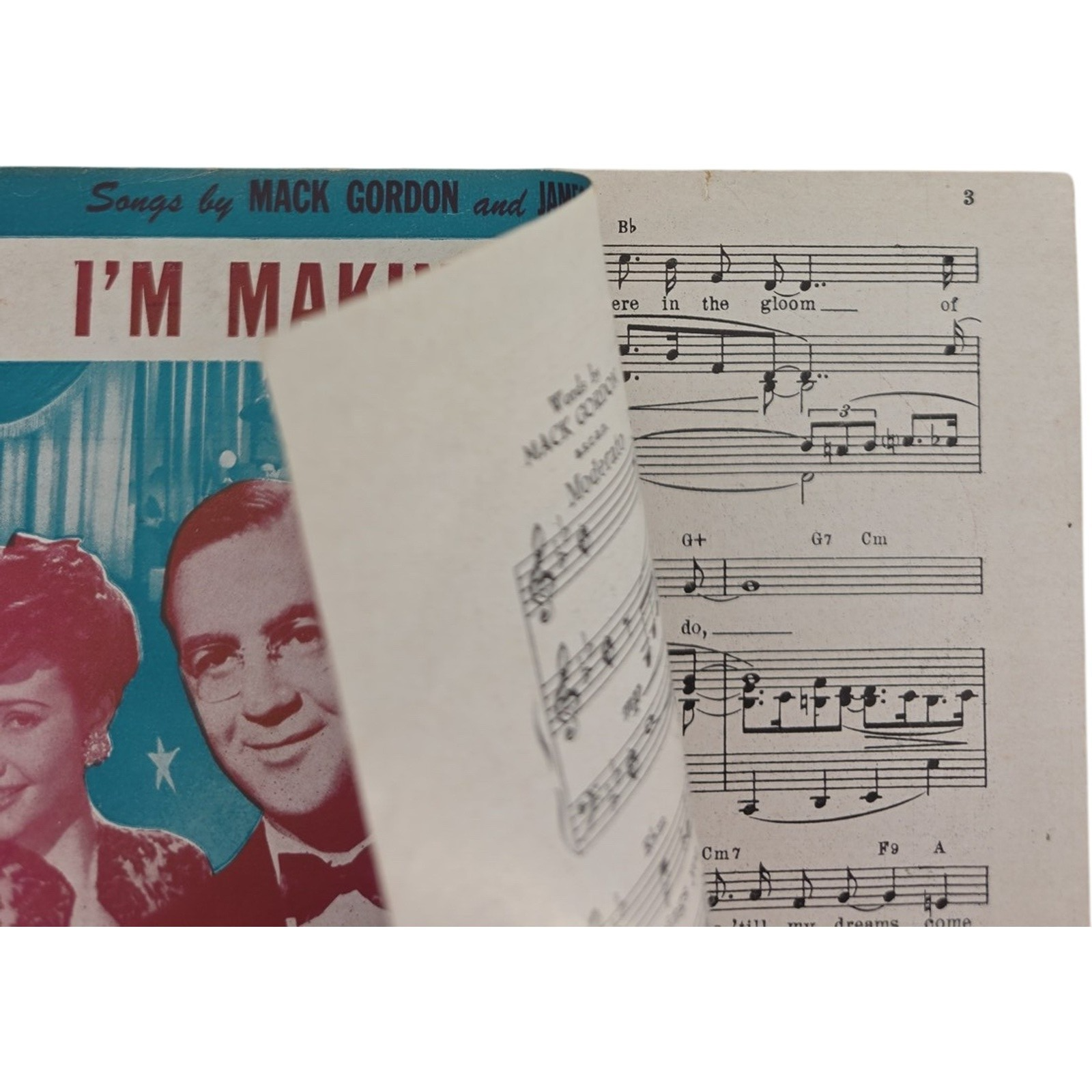 I’m Making Believe 1944 Sheet Music from Sweet and Low-Down feat Benny Goodman