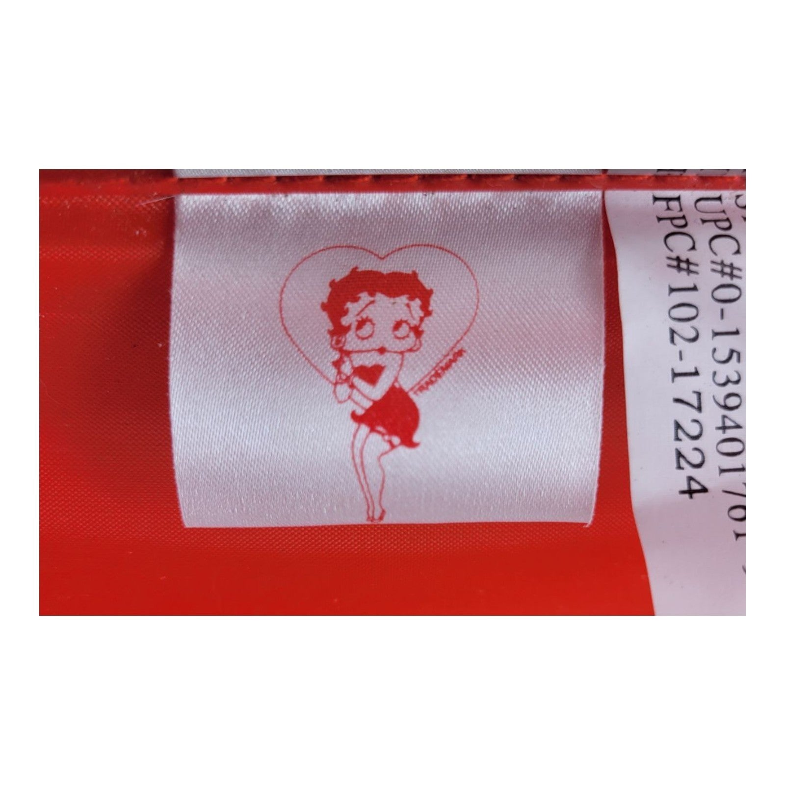 Betty Boop Red Polka Dot 3 Ring Zipper Binder Folder 13x10 Style 46131IDG 2004