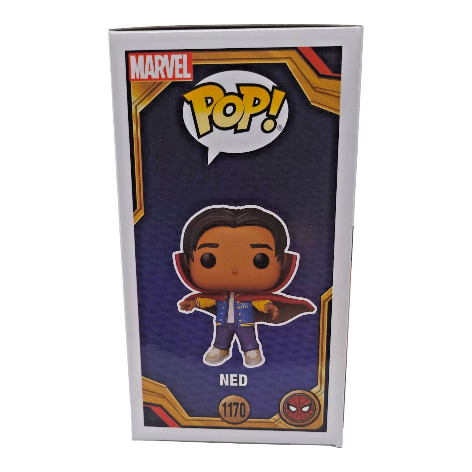 Funko Pop Marvel Spider-Man No Way Home Ned Bobble-Head #1170 Collectible Figure