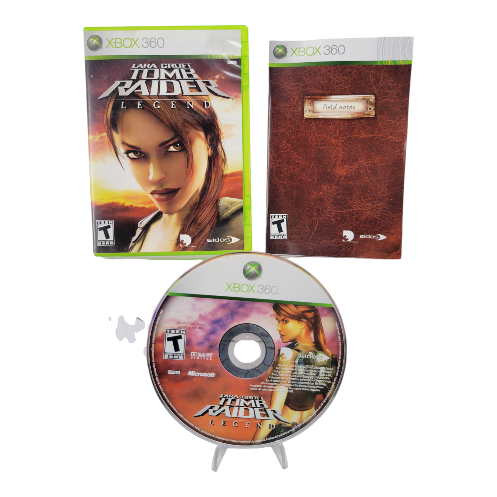 Microsoft Xbox 360 Lara Croft Tomb Raider Legend Complete with Manual and Case