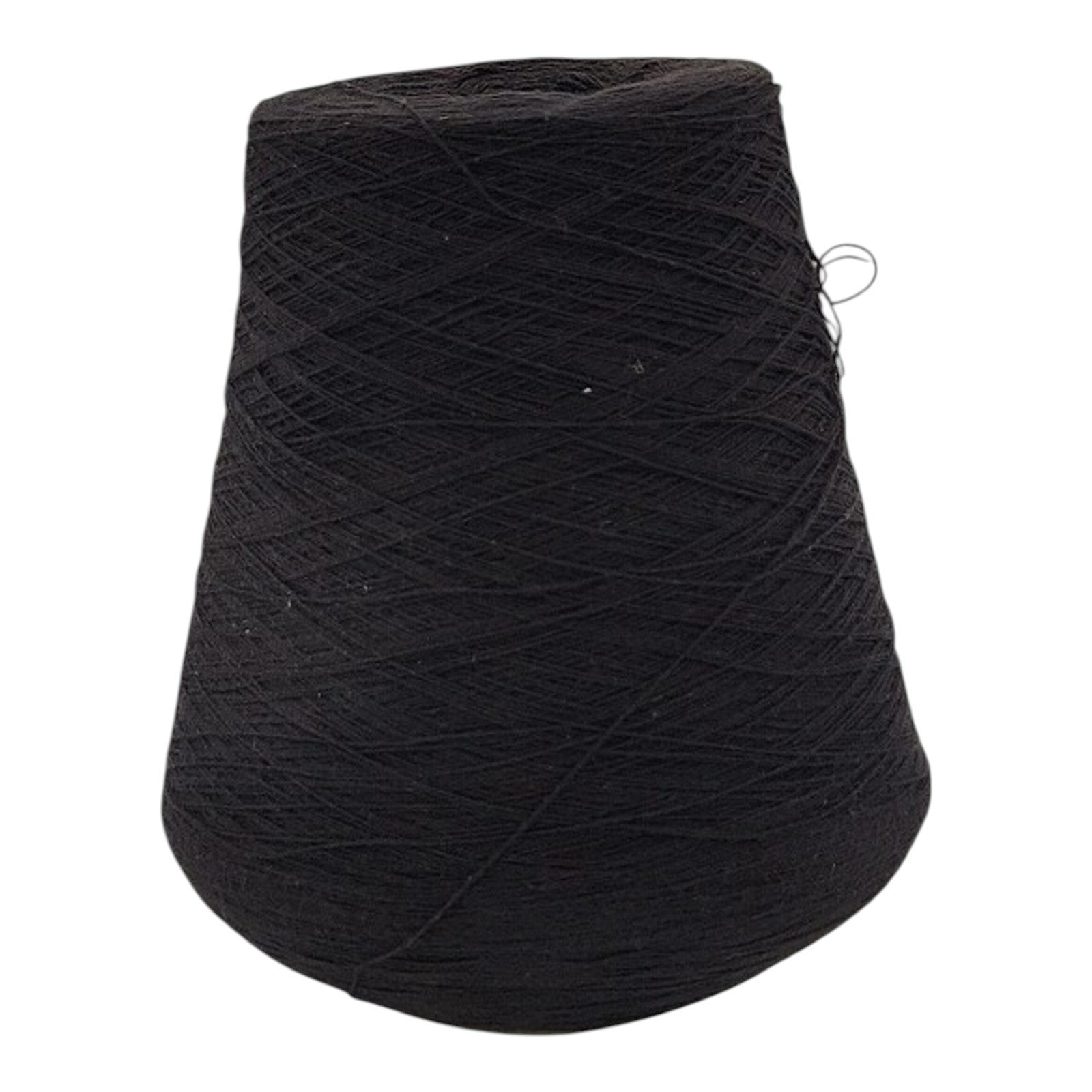 Vintage Acrylic Yarn Black Heather 2/24 Unbranded