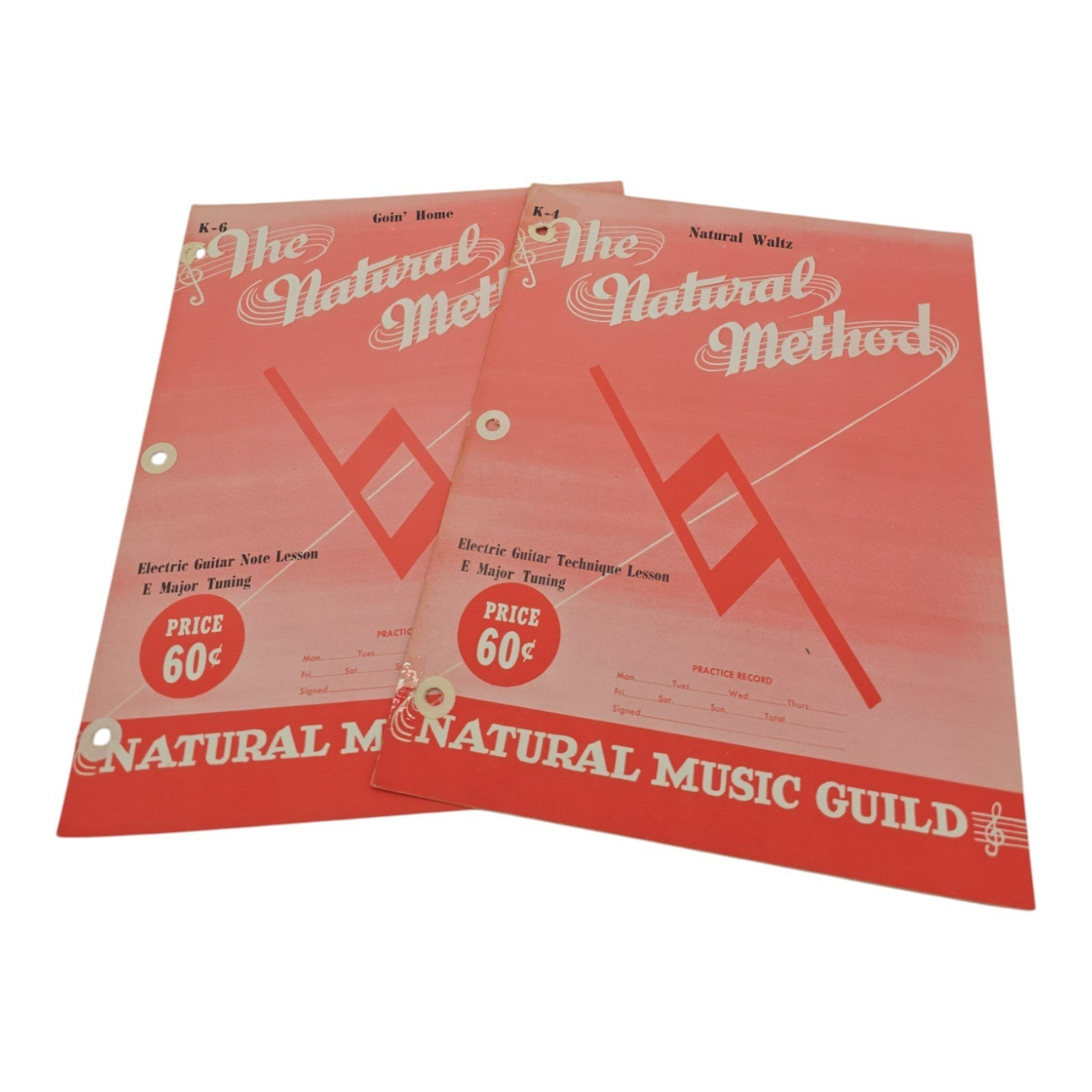 The Natural Method Electric Guitar Sheet Music Set of 2 Goin Home Natural Waltz