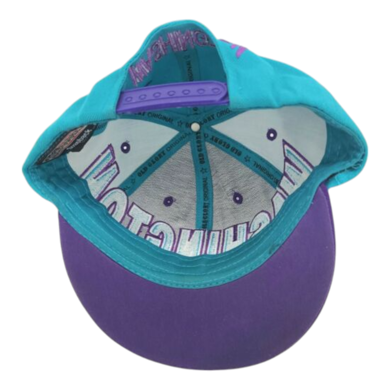 Washington DC Snapback Cap by Old Glory Embroidered Blue and Purple